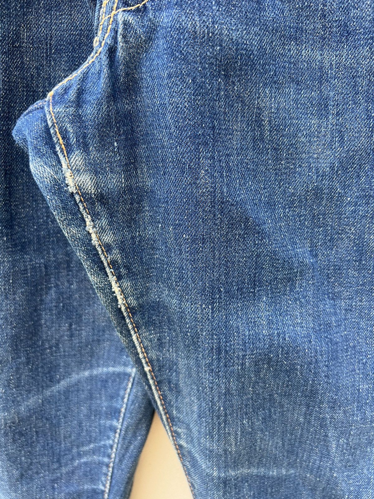 Levi's RARE! Vintage 50s Levi’s Hidden Rivets Denim Selvedge Jeans Size 28" / US 6 / IT 42 - 6 Thumbnail