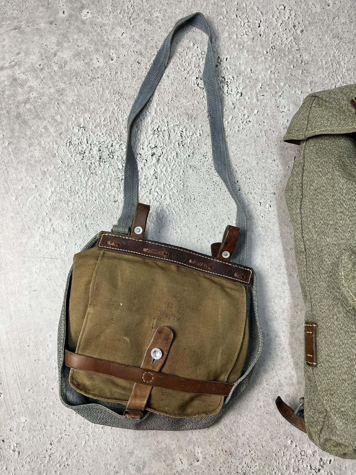 Vintage True Vintage Issue 1948 Bag Pack x2 Swiss Army Size ONE SIZE - 3 Thumbnail