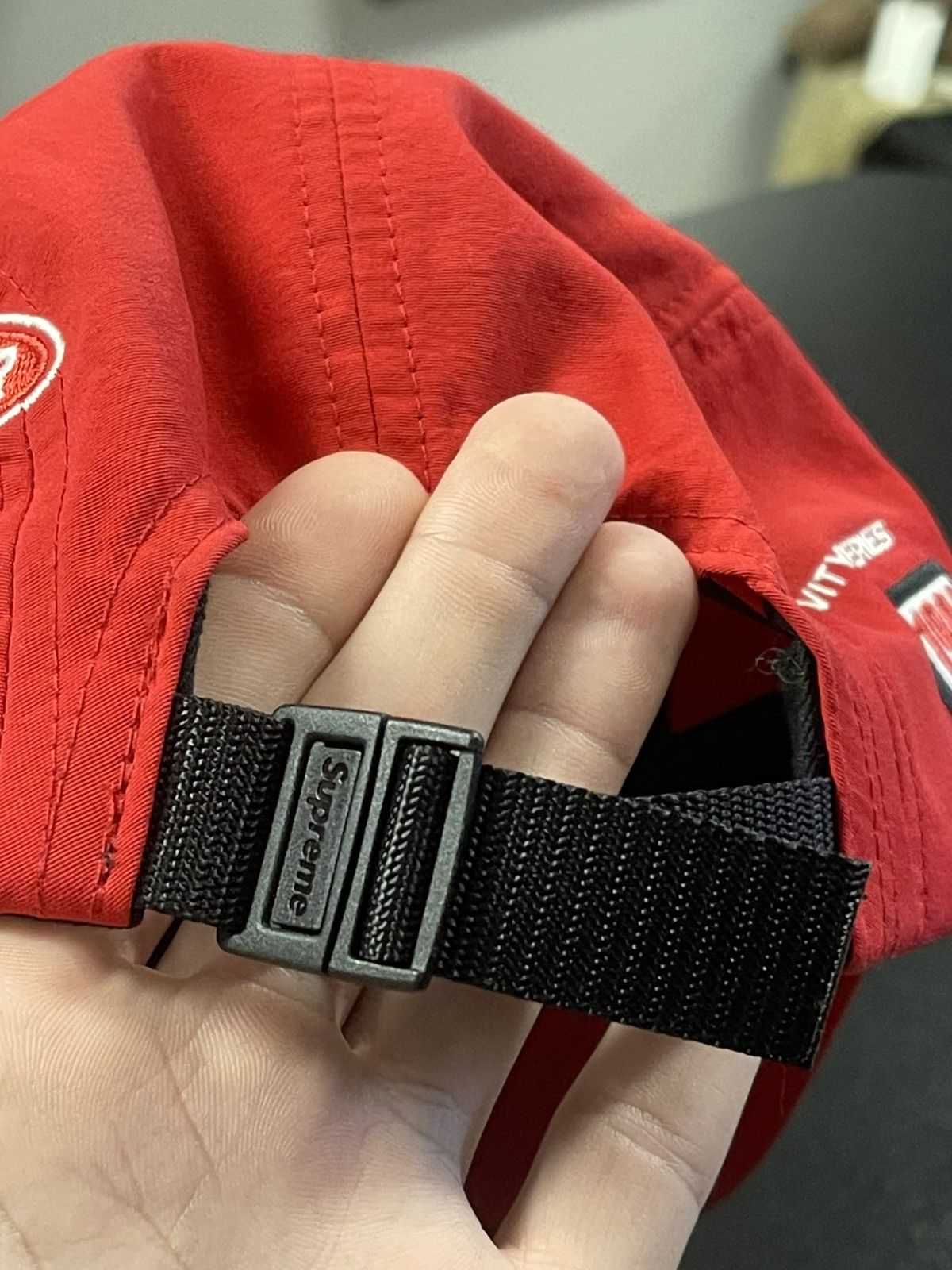Supreme Supreme World Famous Trail Camp Hat Red Size ONE SIZE - 5 Thumbnail