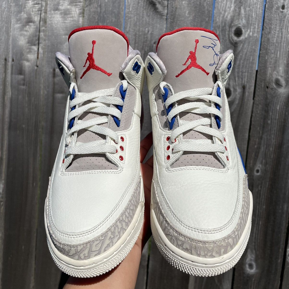 Jordan Brand × Nike Nike air Jordan 3 International Flight size 11.5 Men Size US 11.5 / EU 44-45 - 2 Thumbnail