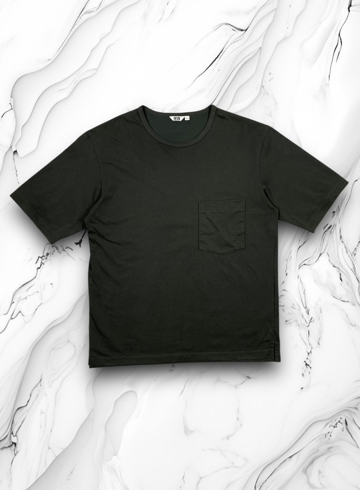 Japanese Brand × Uniqlo Uniqlo AIRism Basic Cotton Oversized T Shirt Half-Sleeve Size US L / EU 52-54 / 3 - 1 Thumbnail