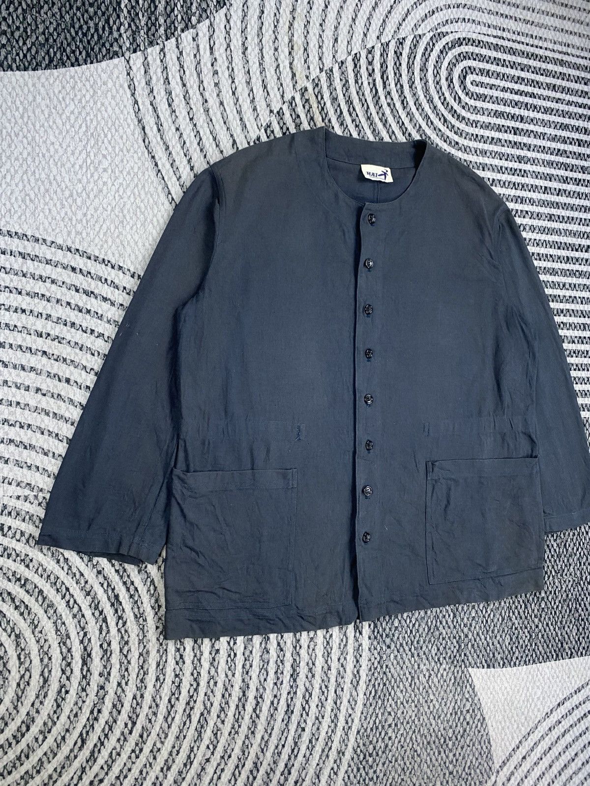 Hai Sporting Gear 🔥Hai Sporting Gear Collarless Japan Style Buttoned Jacket Size US L / EU 52-54 / 3 - 3 Thumbnail