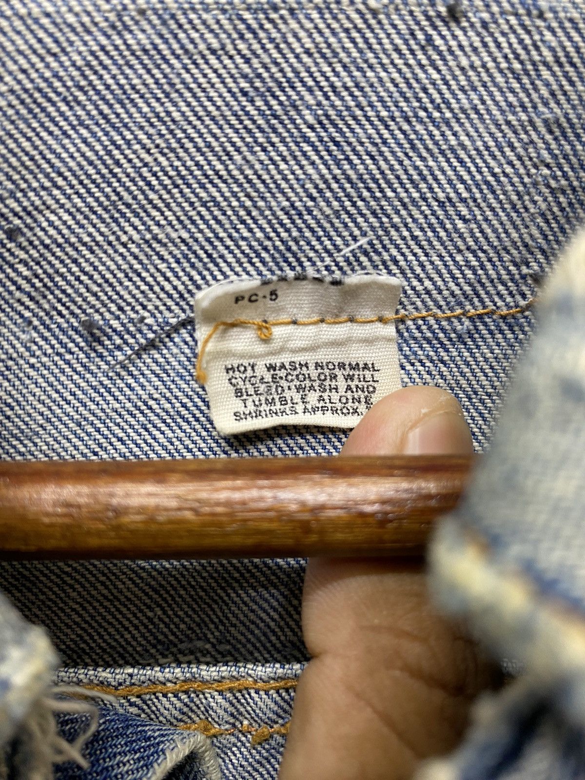 Harley Davidson × Levi's Vintage Clothing Vintage Levis x Harley Davidson Distressed Denim Jacket Size US M / EU 48-50 / 2 - 13 Thumbnail