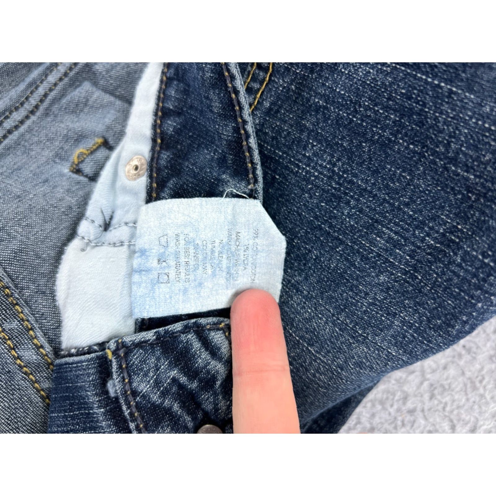 Anchor Blue AnchorBlue Jeans Womens 7 Denim Bootcut Slim Low Rise 5-Pocket Blue Cotton Blend Denim Vintage No Size 28" / US 6 / IT 42 - 5 Thumbnail