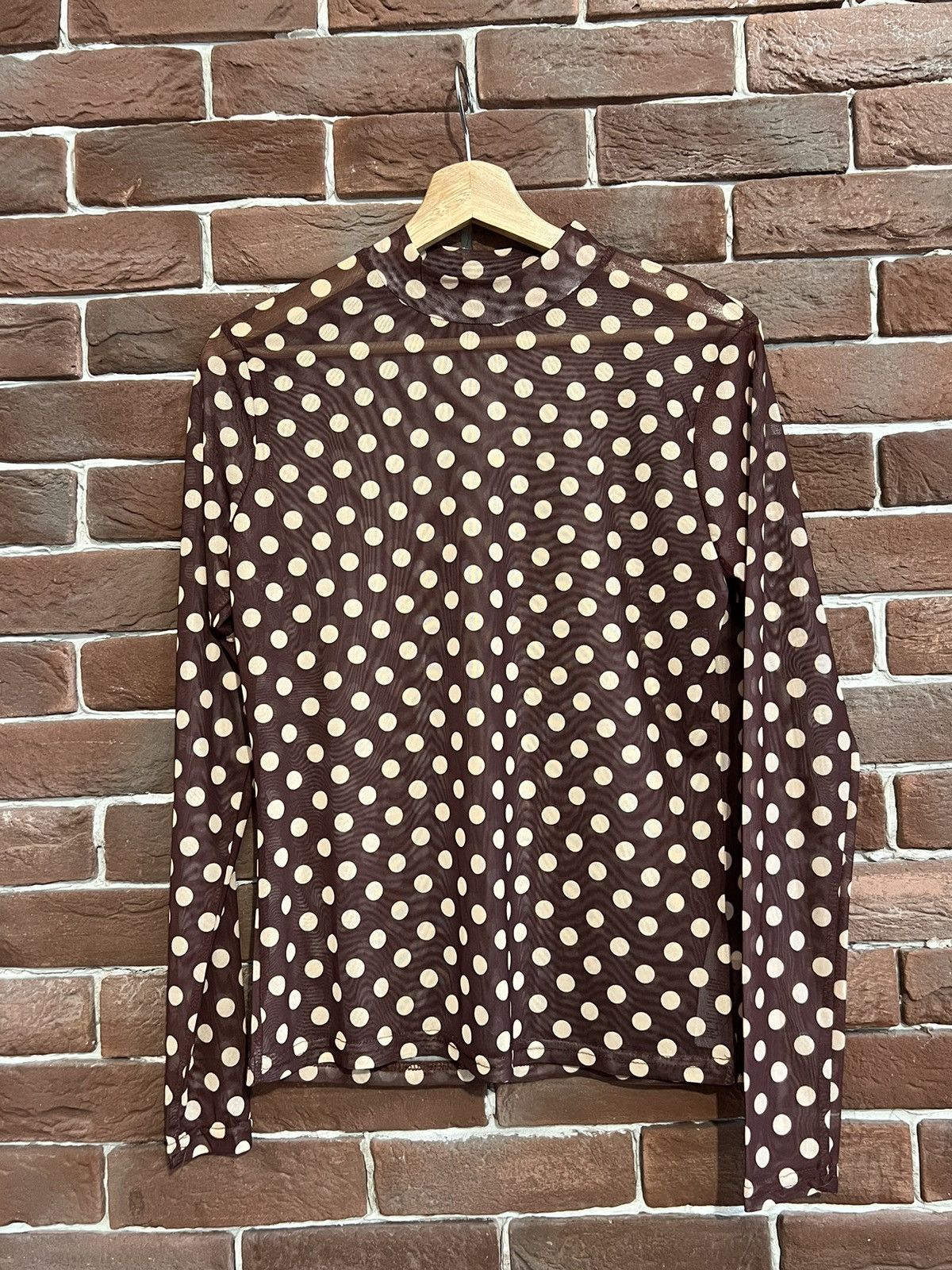 Jean Paul Gaultier Rare Vintage Polka Dot Y2K Mesh top like jean paul gaultie Size M / US 6-8 / IT 42-44 - 1 Thumbnail