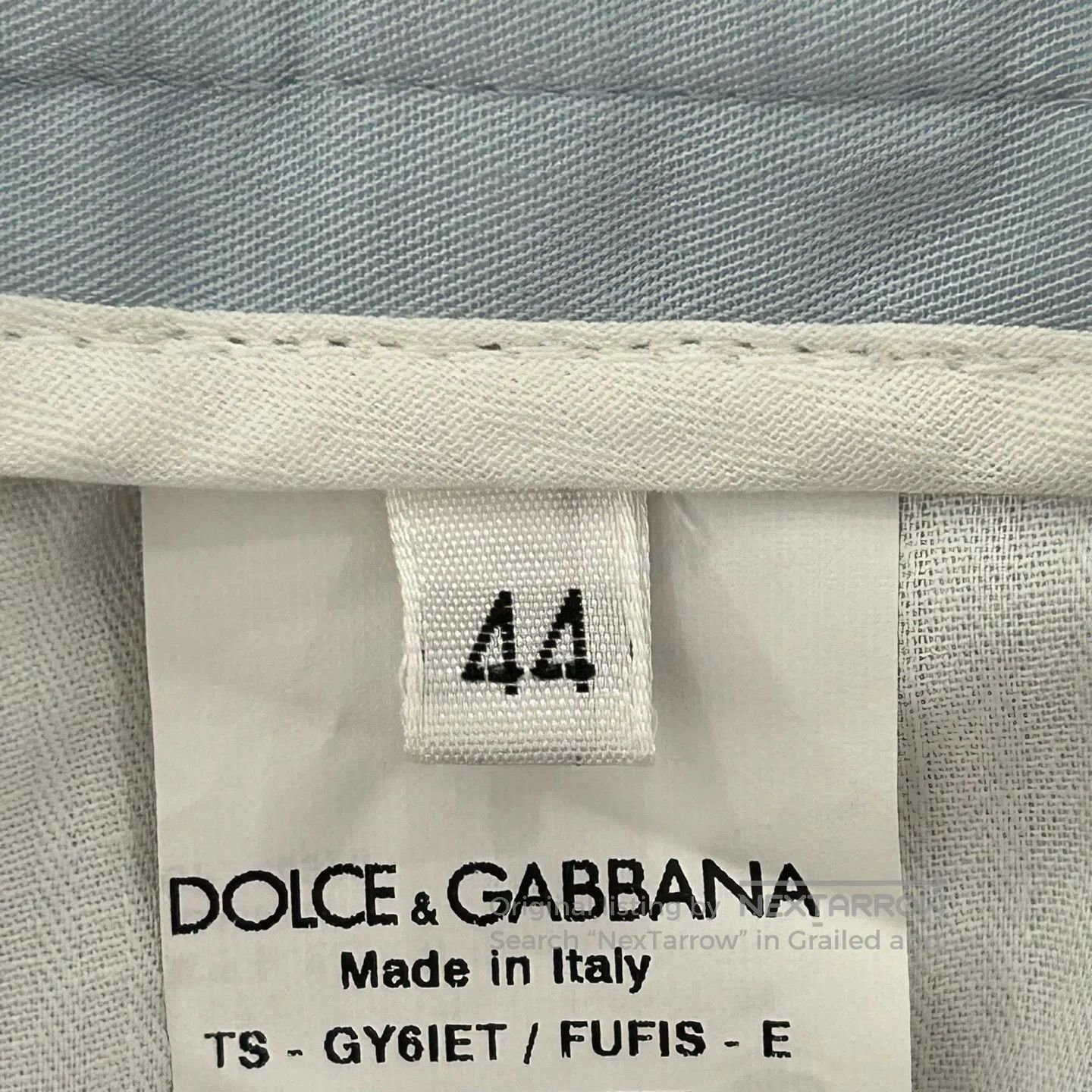 Dolce & Gabbana Dolce Gabbana Sky blue suit pants Size US 28 / EU 44 - 5 Thumbnail