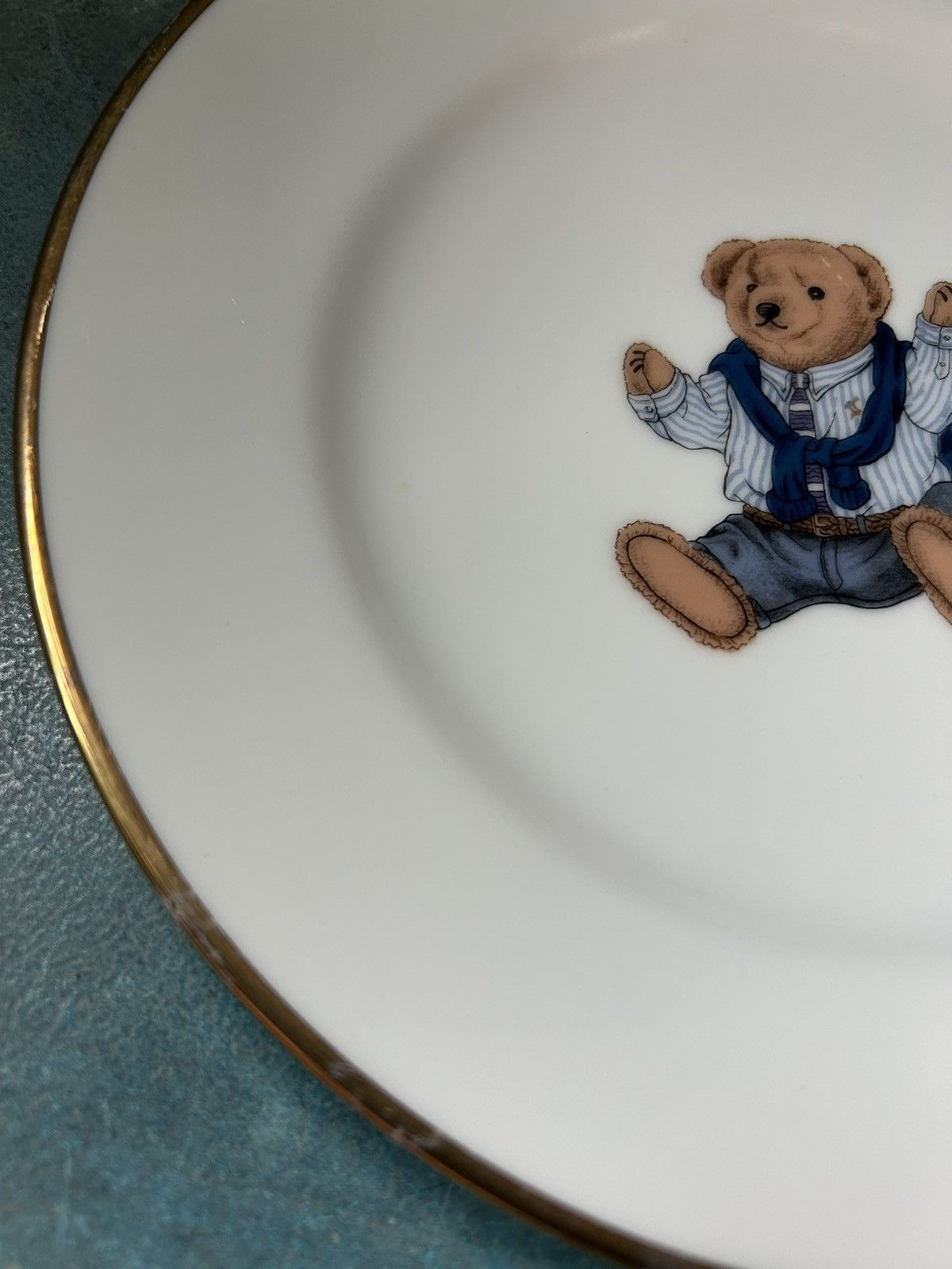 Polo Ralph Lauren 1997 Polo Bear Preppy Bear Porcelain Plate Size ONE SIZE - 11 Thumbnail