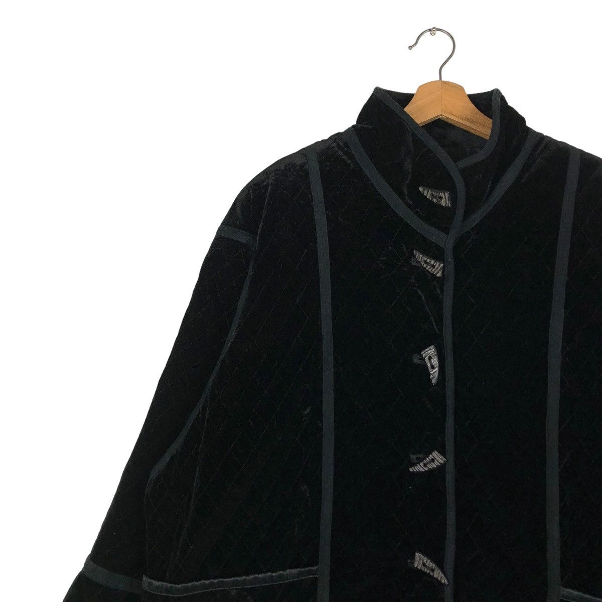 Designer × Japanese Brand × Vintage 🔥VINTAGE VELVET BUTTON JACKET QUILTED KATSUMI ISSEY MIYAKE Size US L / EU 52-54 / 3 - 9 Thumbnail