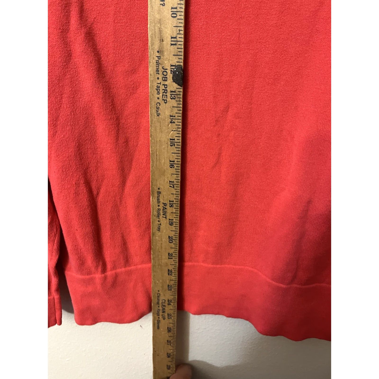 Gap VINTAGE Gap Women Sweater Pullover Crew Neck Knit Solid Long Sleeve All Seasons Fall Spring Summer Winter Casual Workout Mid Red Orange Size M / US 6-8 / IT 42-44 - 4 Thumbnail