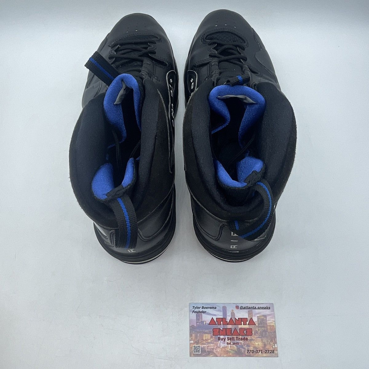 Nike Air penny 3 black varsity royal Size US 11.5 / EU 44-45 - 5 Thumbnail
