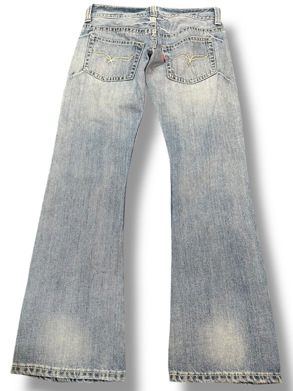 If Six Was Nine × Japanese Brand × Vintage Vintage Japanese Brand Flare Ripped Distressed Denim Size US 30 / EU 46 - 5 Thumbnail