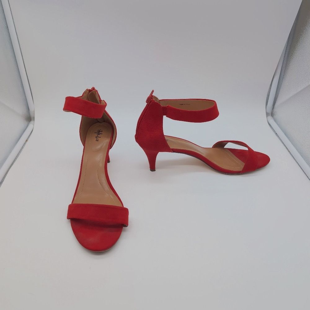 Style & Co Stylish Red Heels by Style And Co. For Macy's Sz 12 Size US 12 / IT 42 - 2 Thumbnail