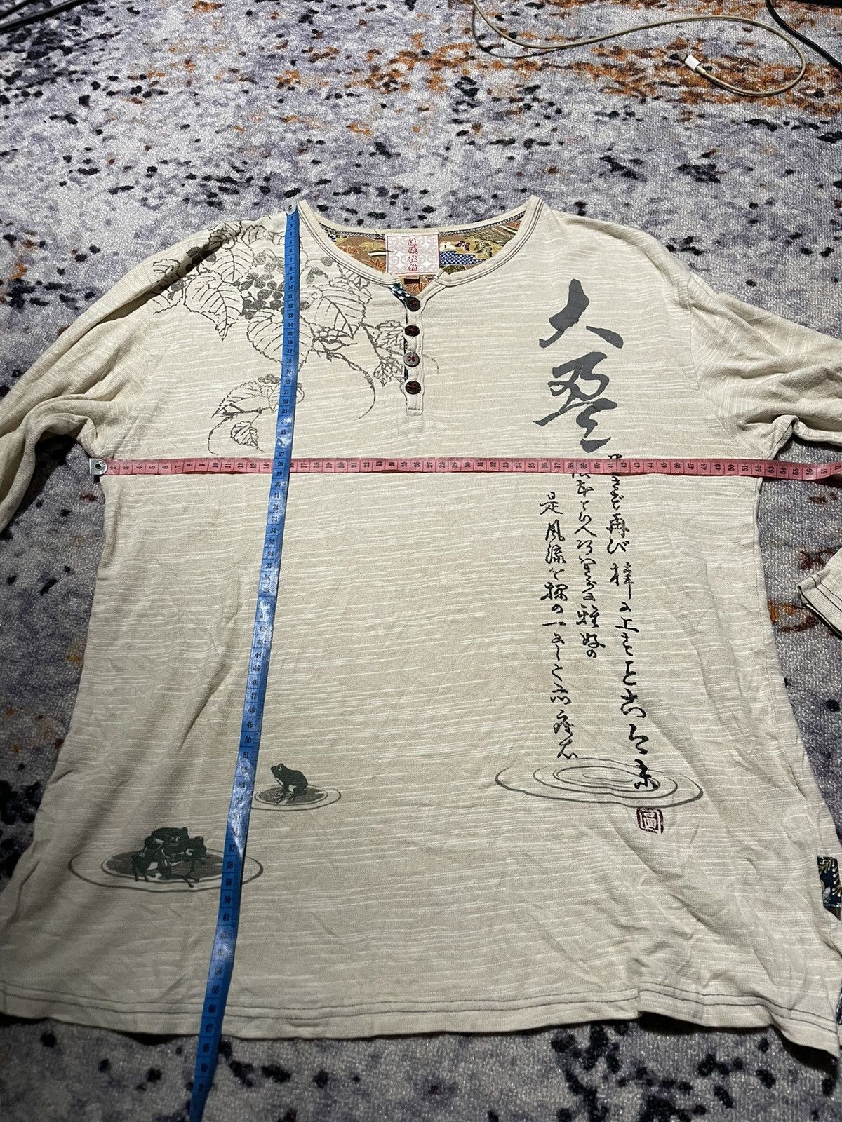 Japanese Brand SUKAJAN TRADITIONAL JAPANESE YAKUZA STYLED LONG SLEEVE Size US XL / EU 56 / 4 - 6 Thumbnail
