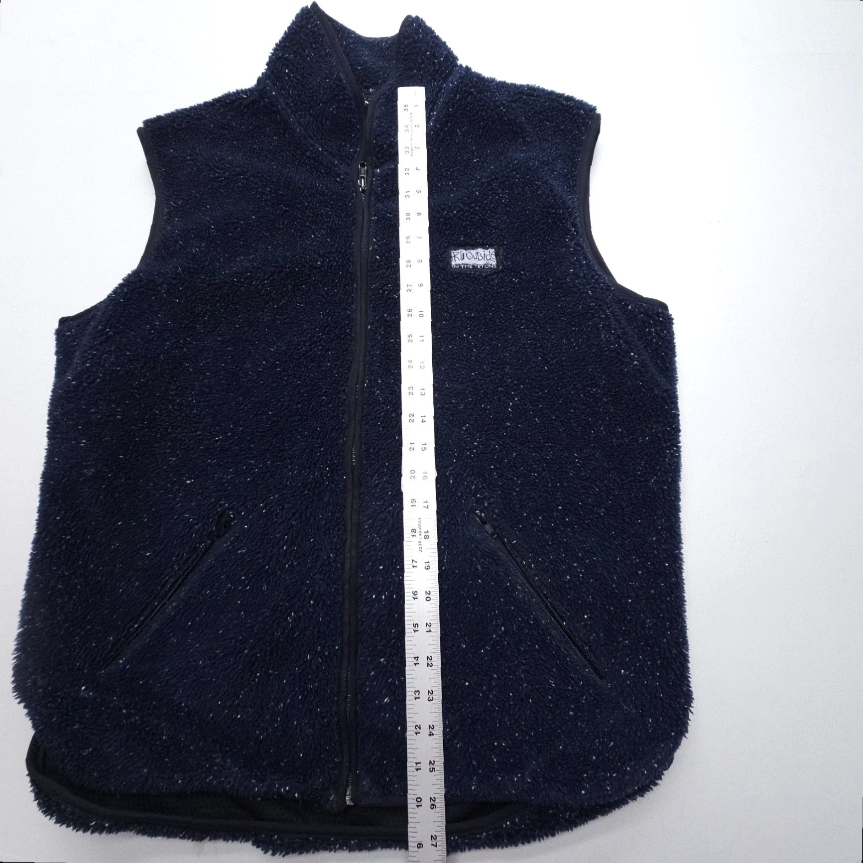 Vintage VINTAGE Ru Outside Fleece Vest Outdoor Mens M Blue Zip Size US M / EU 48-50 / 2 - 5 Thumbnail