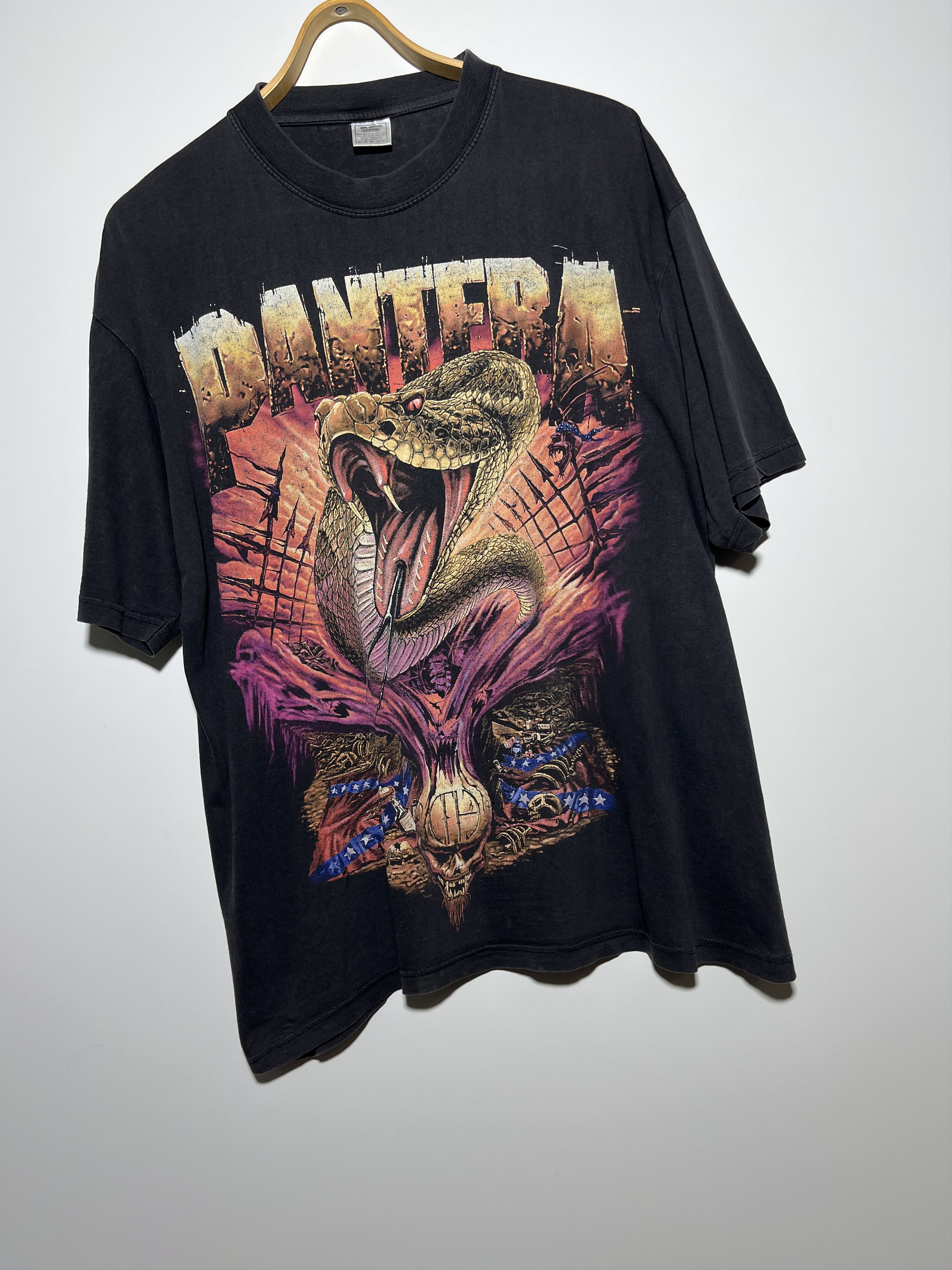 Band Tees × Vintage Vintage 1998 Pantera European Tour T-Shirt Size XL Size US XL / EU 56 / 4 - 4 Thumbnail