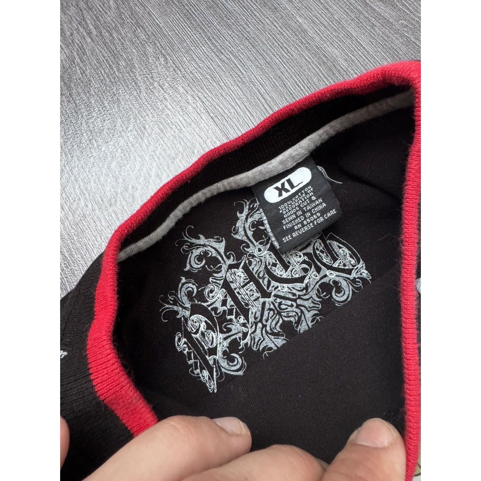 Vintage Y2K Vintage Ed Hardy Style Scull print t-shirt Size US XL / EU 56 / 4 - 4 Thumbnail