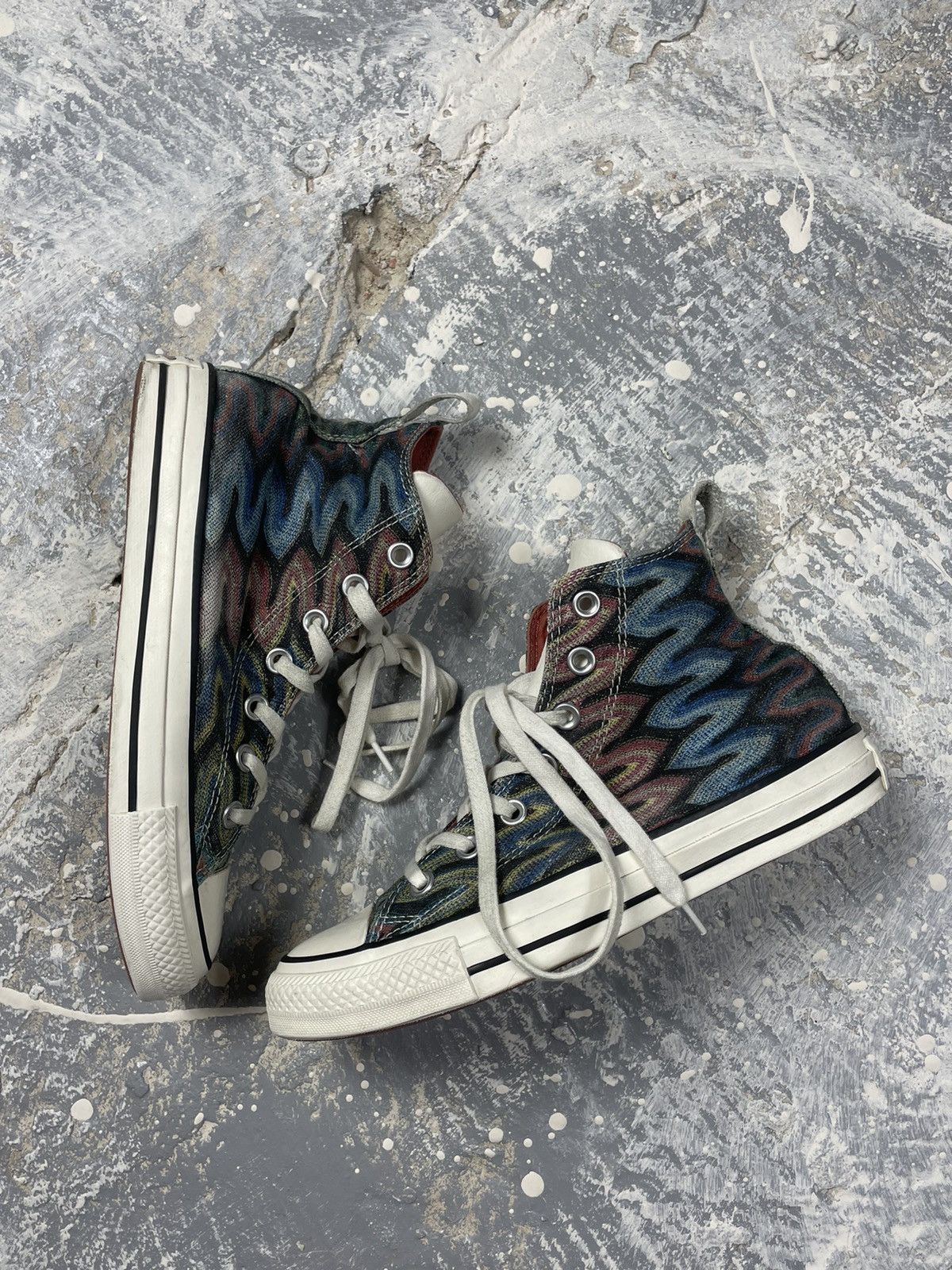 Converse × Missoni Converse Missoni Chuck Taylor All Star Hi Top Sneakers Size US 7 / IT 37 - 5 Thumbnail