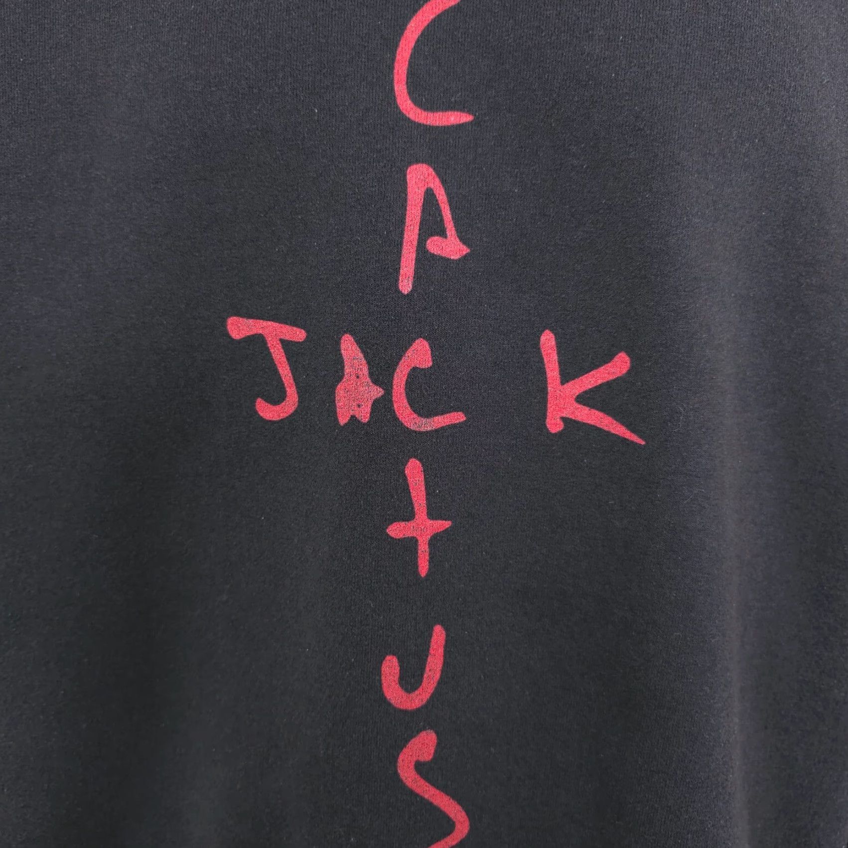 Jerzees Cactus Jack Sweatshirt Mens Size Medium Black Travis Scott Hip Hop Record Label Size US M / EU 48-50 / 2 - 3 Thumbnail