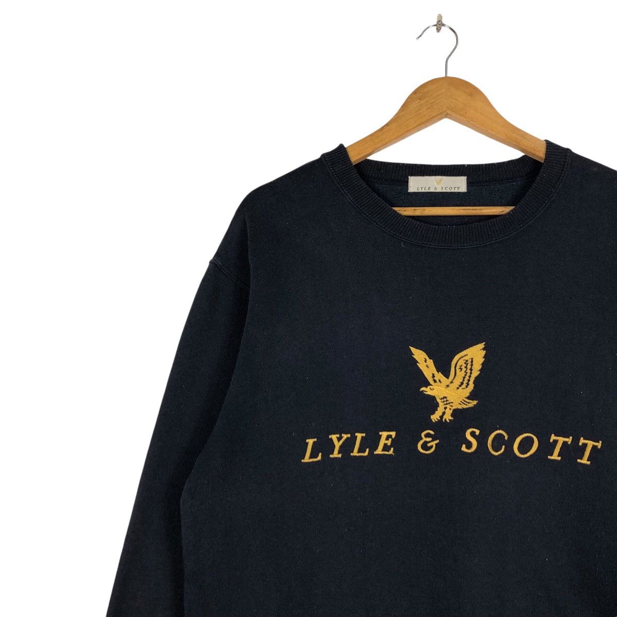 Designer × Lyle & Scott × Vintage Vintage Lyle & Scott Vintage 90s Designer Sweatshirt Medium Size US M / EU 48-50 / 2 - 6 Thumbnail