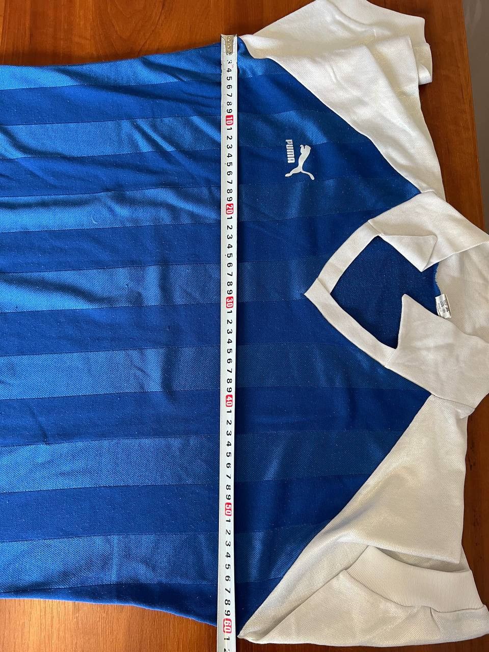 Puma 1970/80 RARE PUMA MADE IN WEST GERMANY SOCCER JERSEY SHIRT L Size US L / EU 52-54 / 3 - 17 Thumbnail
