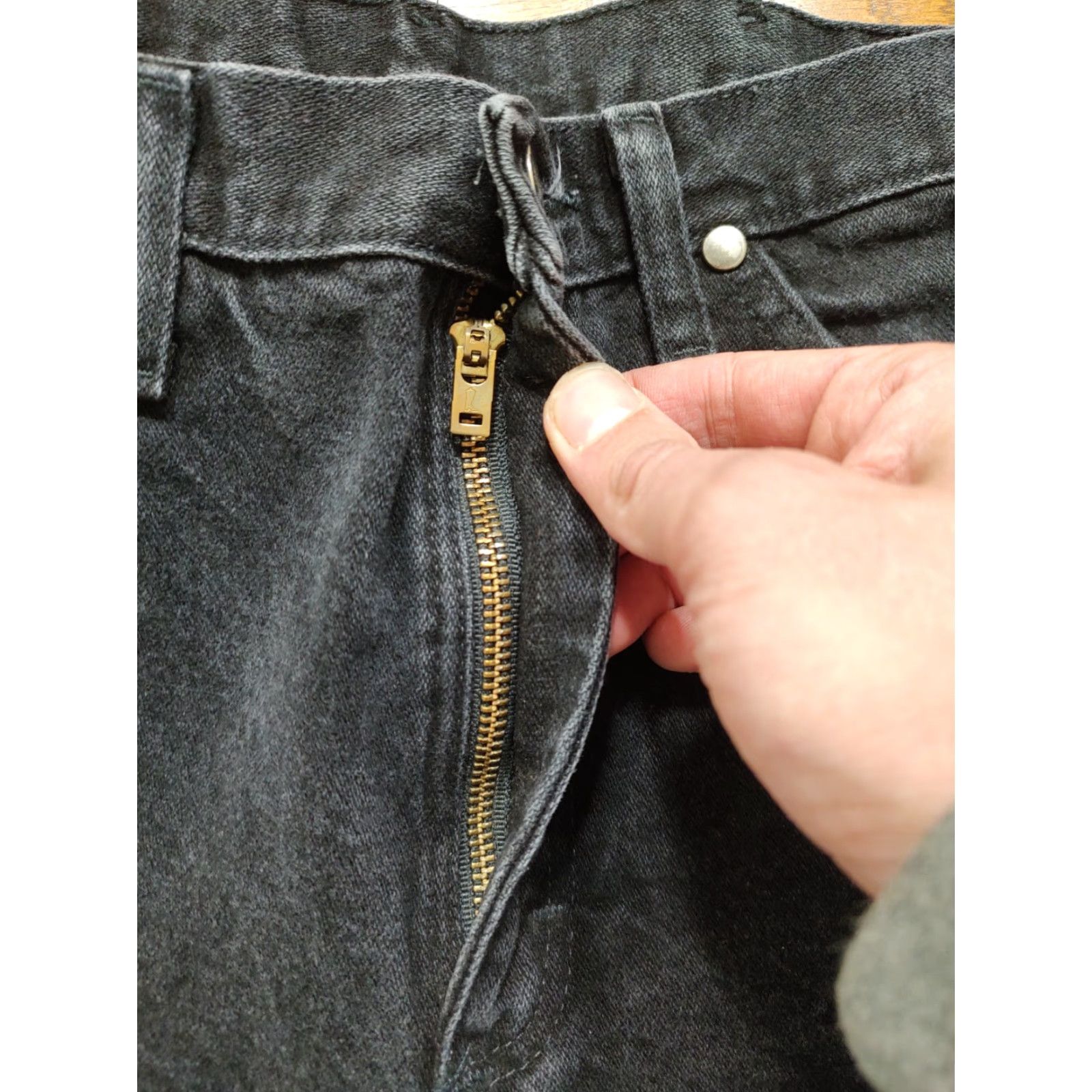 Wrangler VINTAGE Wrangler Silver Edition Jeans Mens 28X31 Black Cowboy Cut Regular Fit Denim Cotton 5-Pocket USA Cowboy Shirt? Size US 28 / EU 44 - 5 Thumbnail