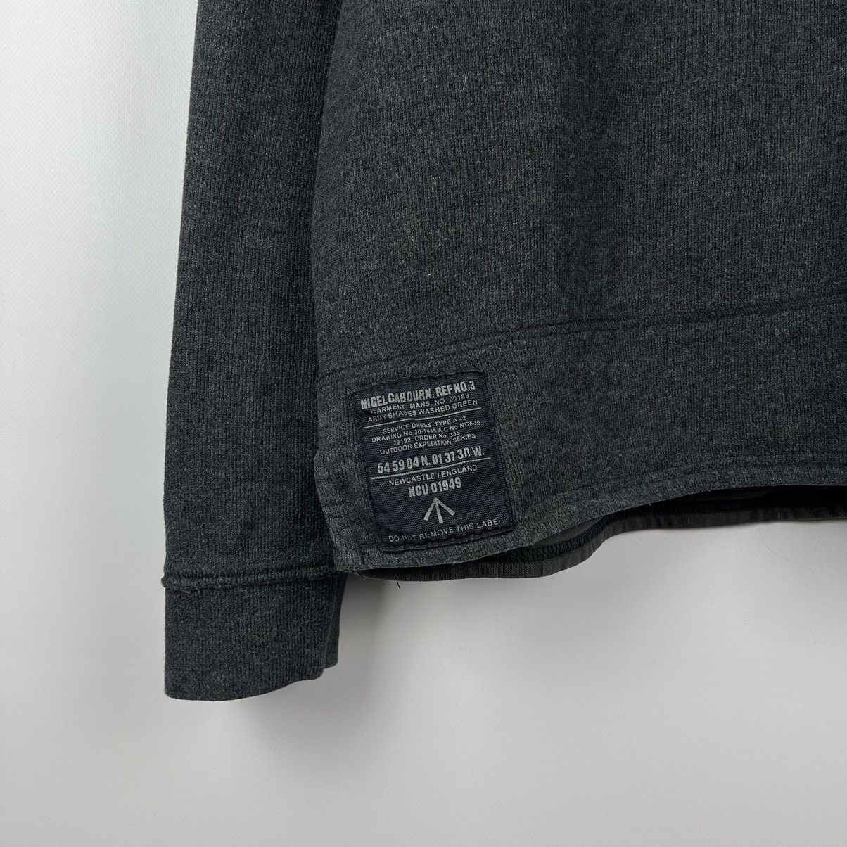 Nigel Cabourn Avant Garde Designer Nigel Cabourn Utility Sweatshirt Rare Size US L / EU 52-54 / 3 - 2 Thumbnail