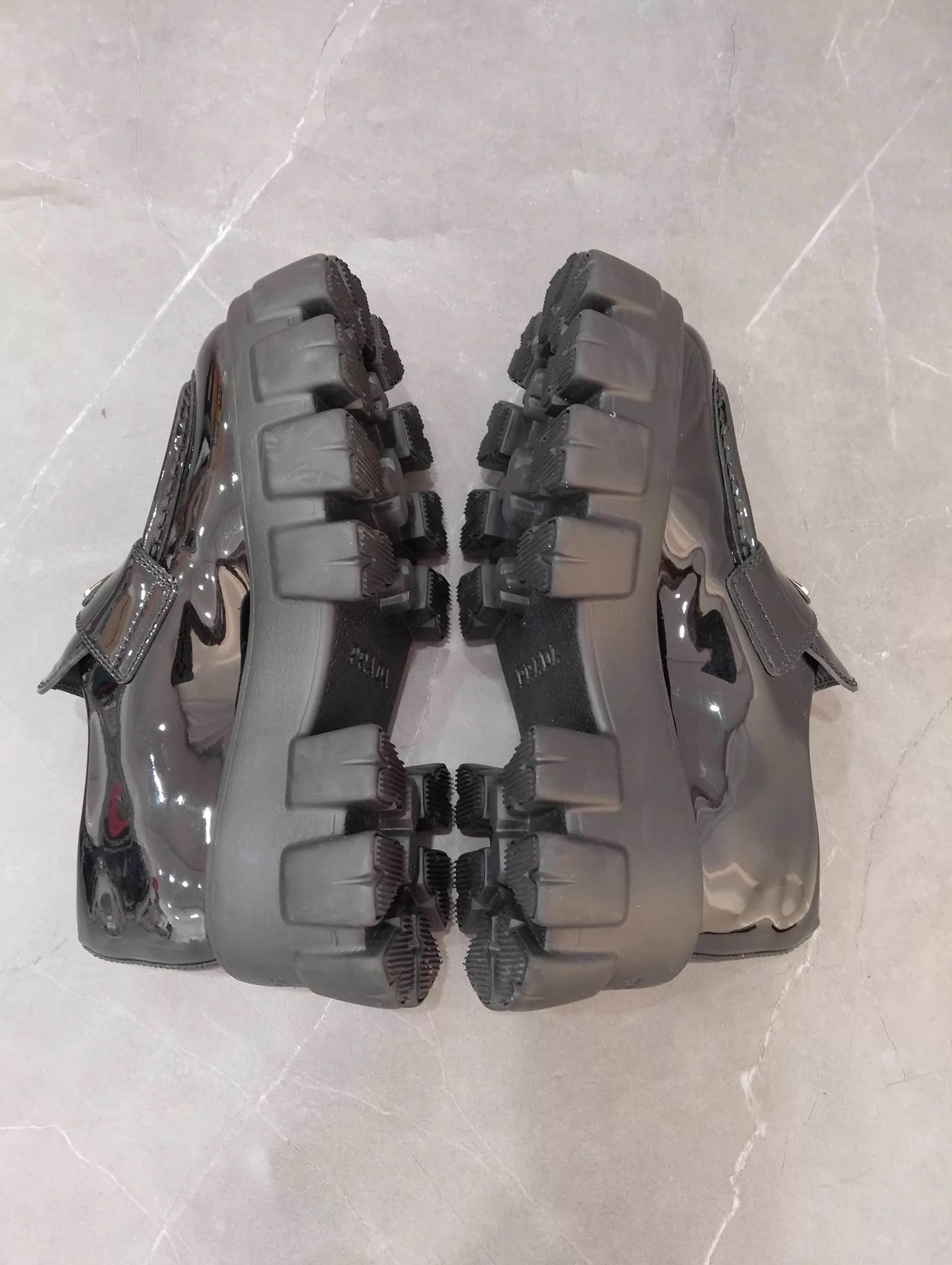 Prada PRADA Black Platform Loafers 5.5cm 35.5 Size US 5 / IT 35 - 2 Thumbnail