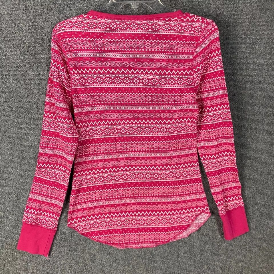 Old Navy Old Navy Pajama Top Women's Large Henley Snap Long Sleeve L Size L / US 10 / IT 46 - 7 Thumbnail