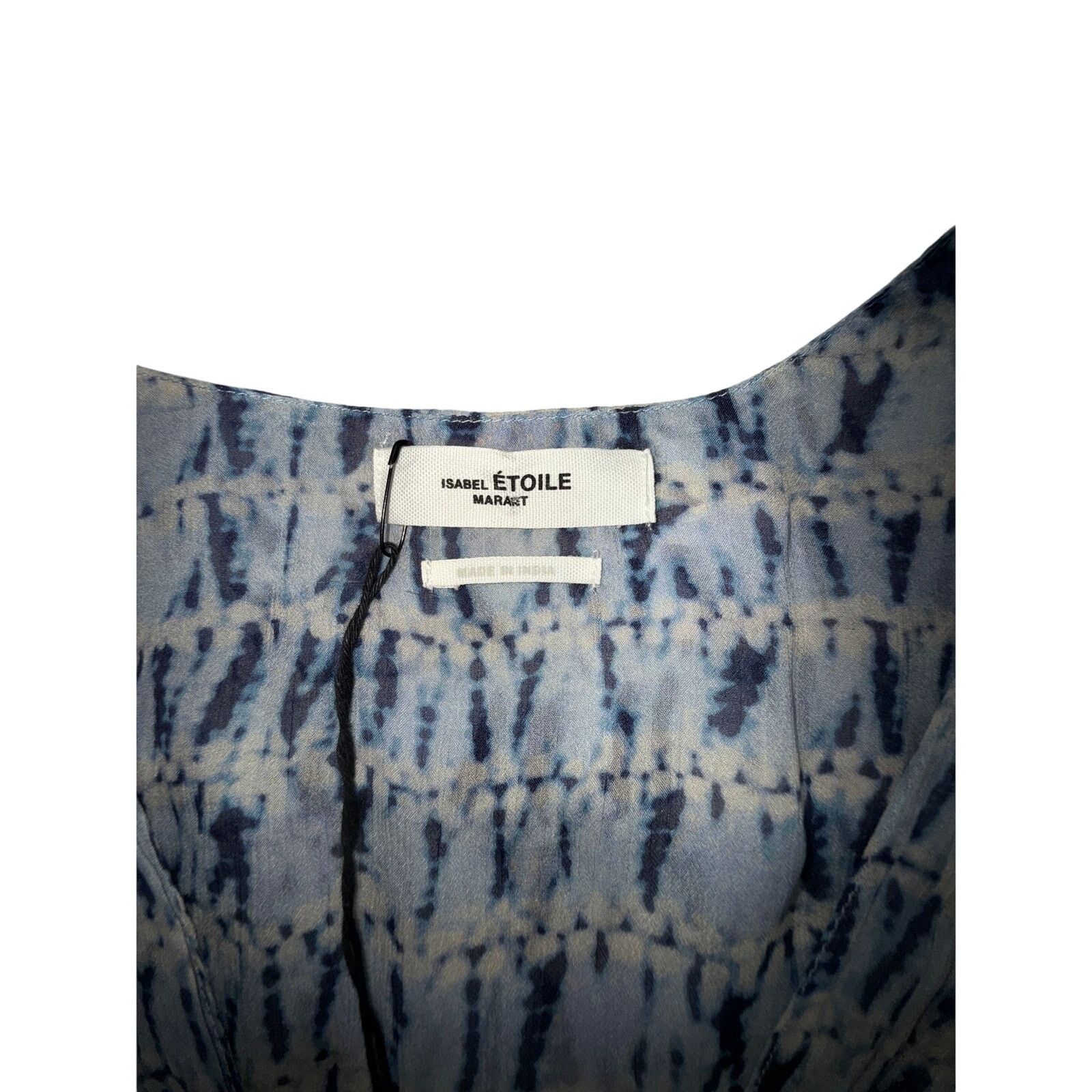Isabel Marant Isabel Marant Étoile Segun Tie-Waist Mini Dress Women's 8 Size M / US 6-8 / IT 42-44 - 6 Thumbnail