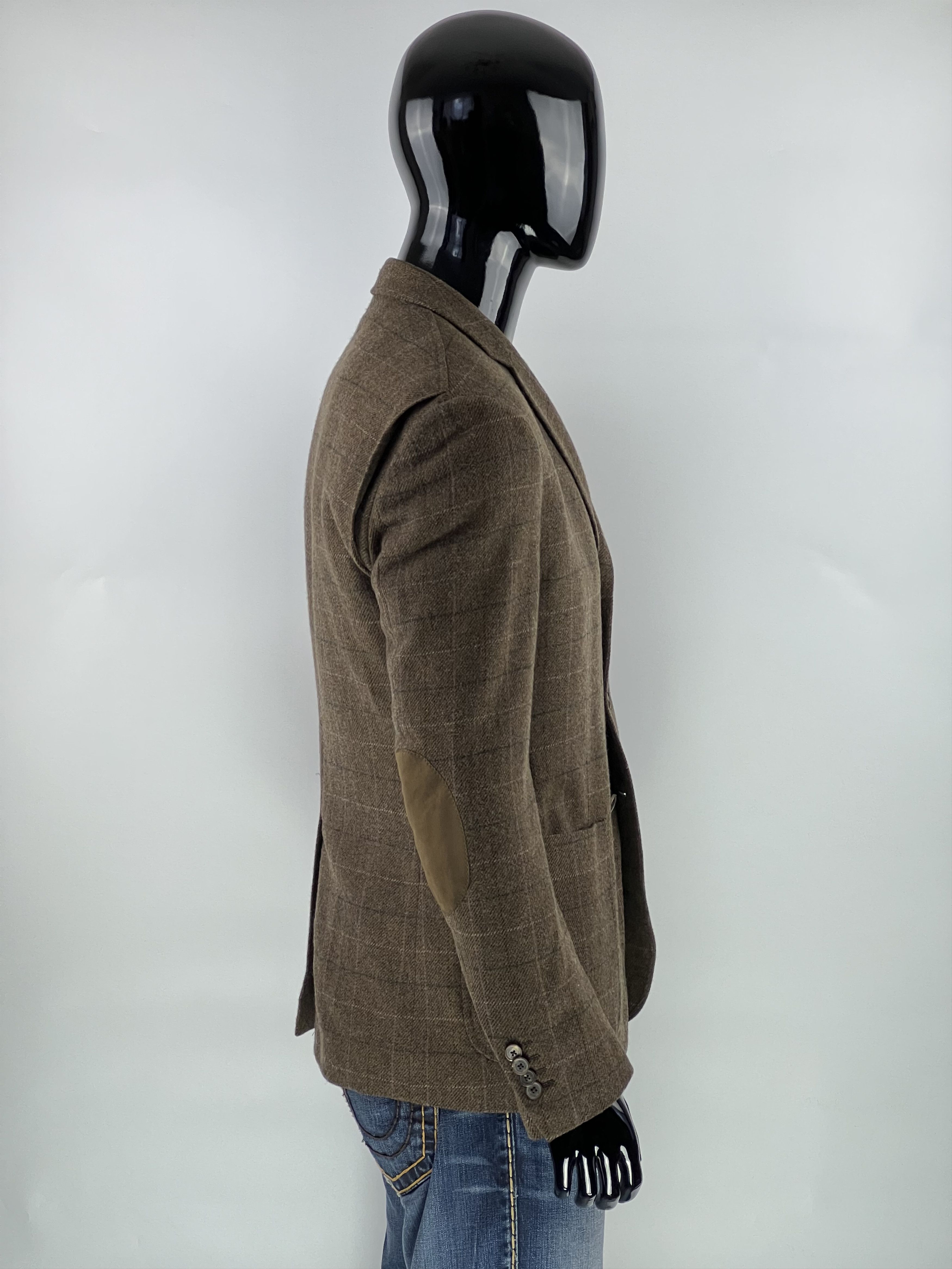 Massimo Dutti Massimo Dutti Men's Wool Tweed Check Blazer Jacket Size 50 Size 50R - 2 Thumbnail