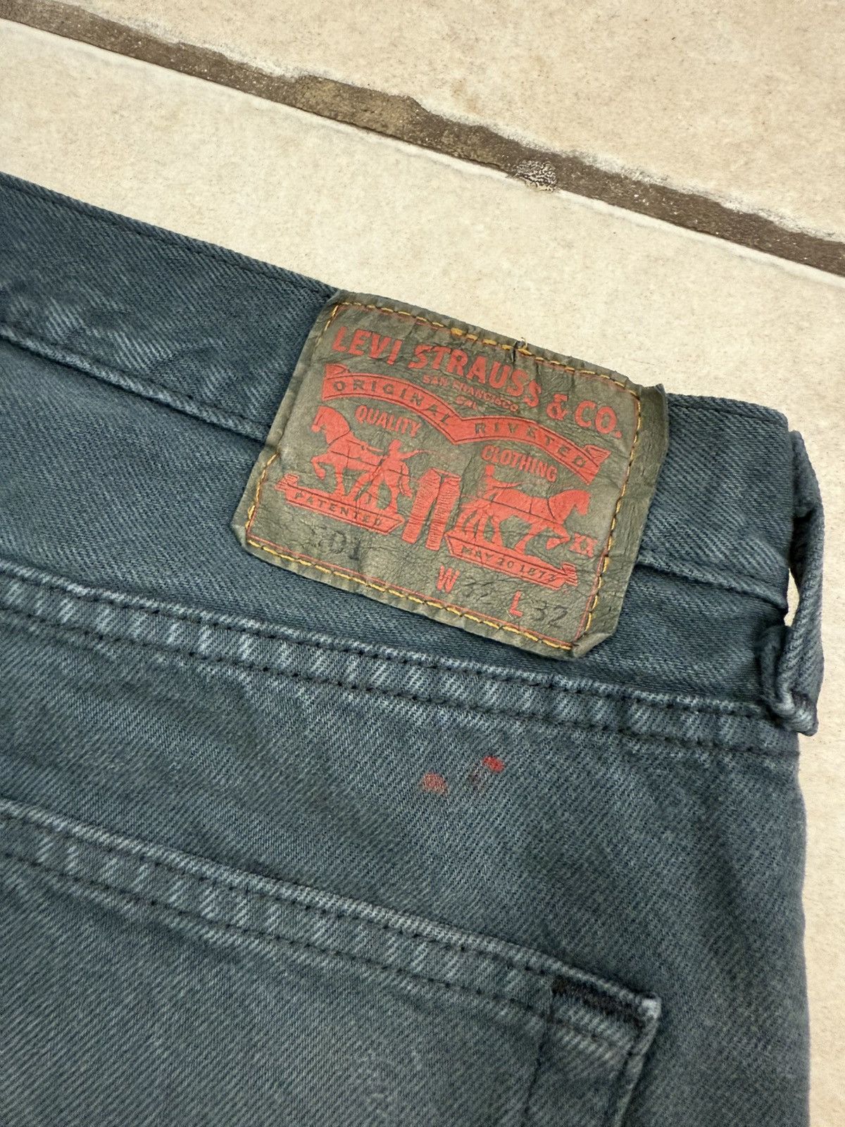 Levi's Levi’s 501 Denim Jeans Button Fly Blue Size 32 X 32 Size US 32 / EU 48 - 5 Thumbnail