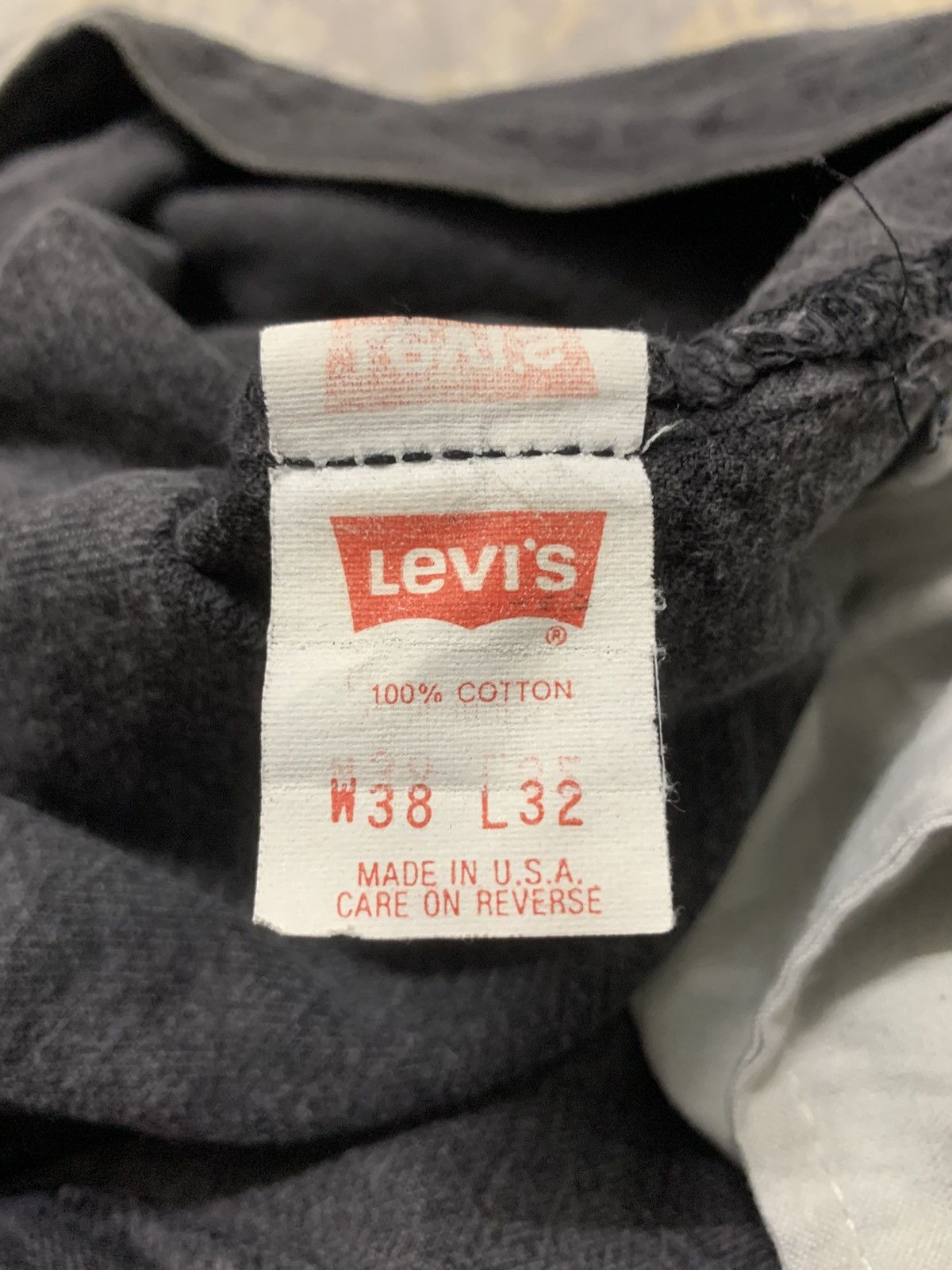 Levi's Vintage Levis 501 Super Black Jeans USA 38x32 Size US 38 / EU 54 - 11 Thumbnail