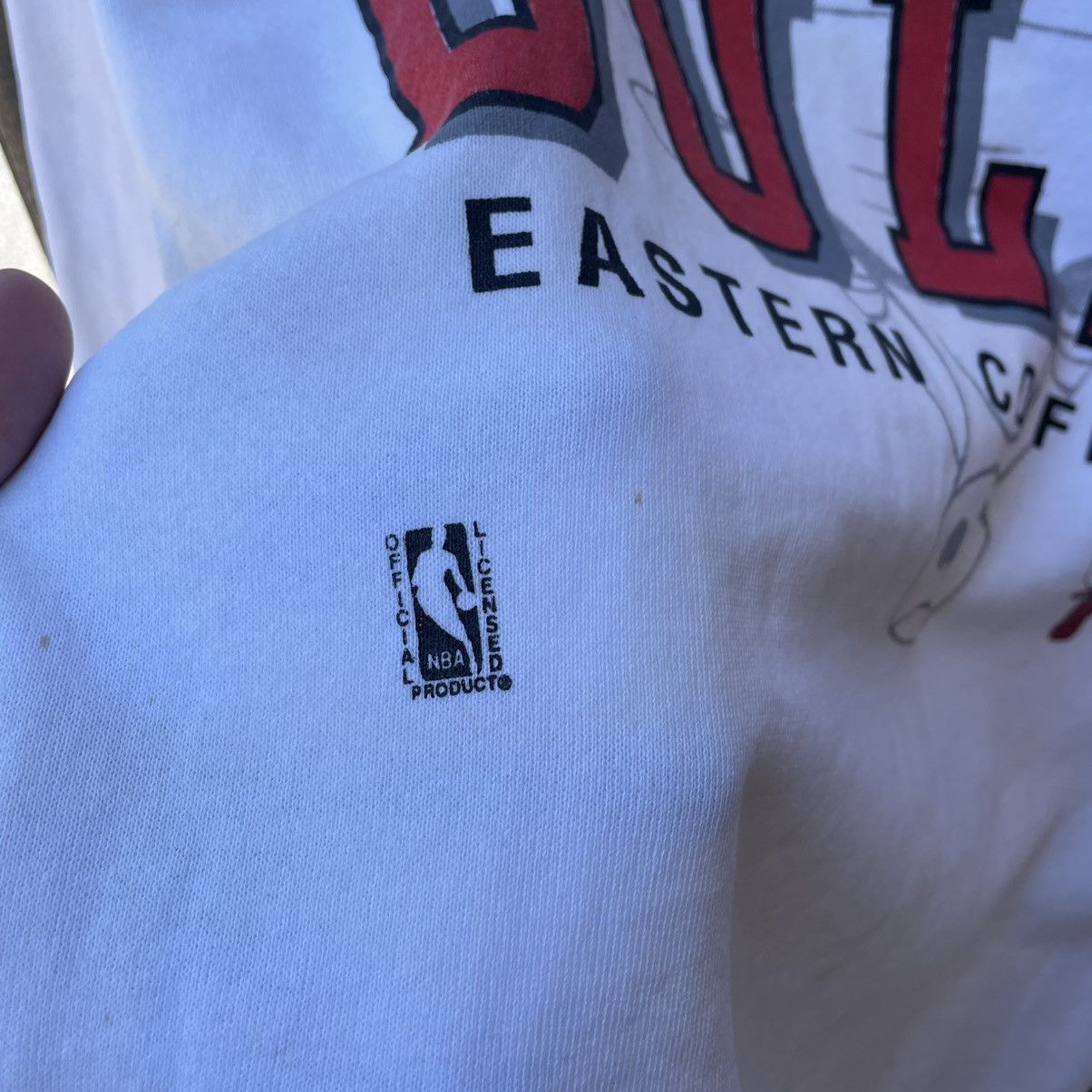 NBA × Vintage 🔥Vintage 90s Chicago Bulls Big Logo Sweatshirts Size US S / EU 44-46 / 1 - 5 Thumbnail