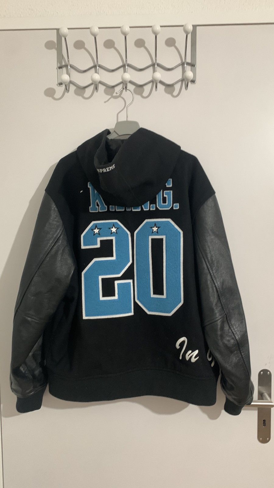 Supreme Supreme King hooded varsity jacket Size US XL / EU 56 / 4 - 2 Thumbnail