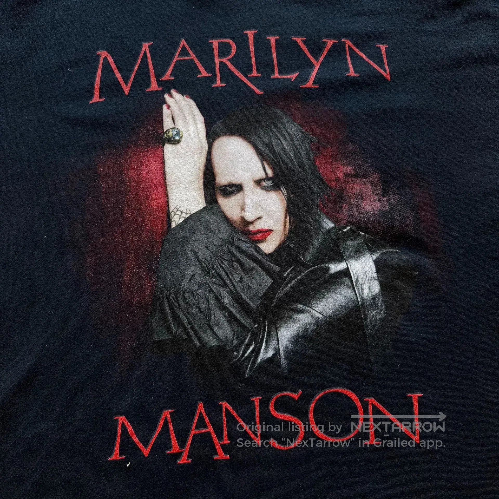 Vintage Vintage 2008 Marilyn Manson Band Tee. Size US XXL / EU 58 / 5 - 4 Thumbnail