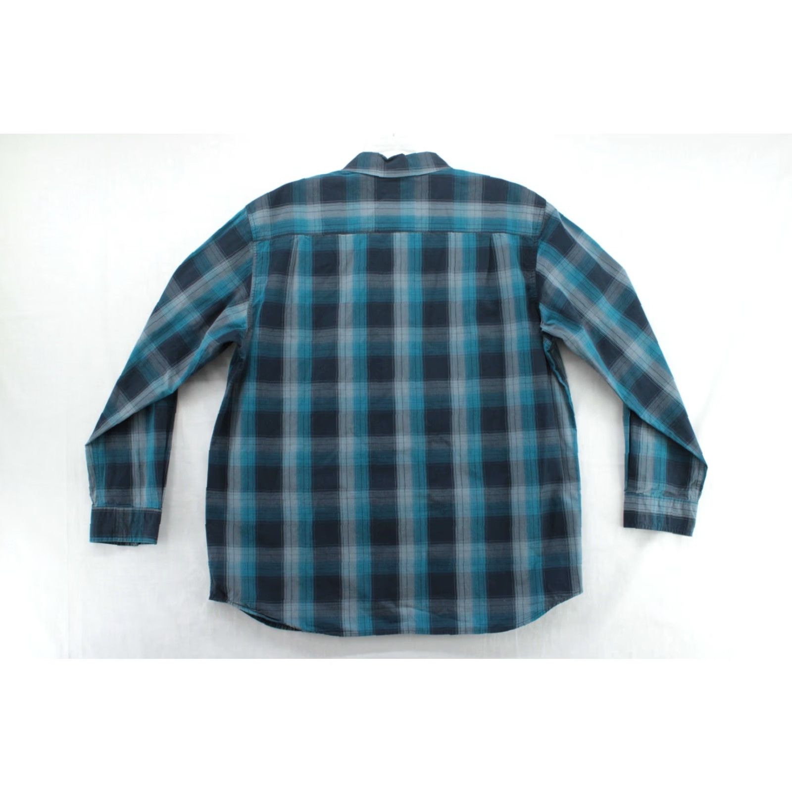 Carhartt Carhartt Button Down Shirt Men XL Blue Plaid Relaxed Fit Long Sleeve 102278 Size US XL / EU 56 / 4 - 3 Thumbnail