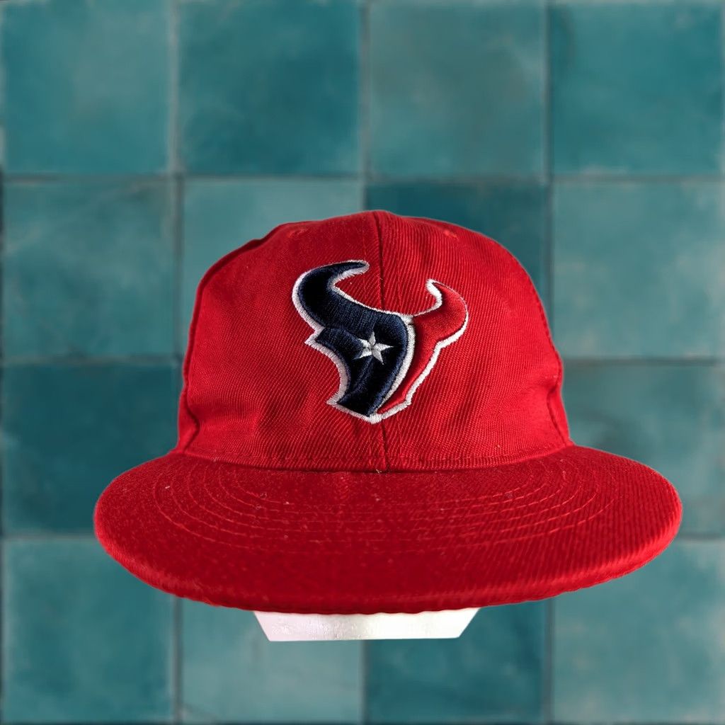 NFL Houston Texans Red Snapback Hat Premium Snapback Classics Adjustable Cap NFL Hat Mens One Size Red Embroidered Logo NFL Cap Size ONE SIZE - 1 Thumbnail