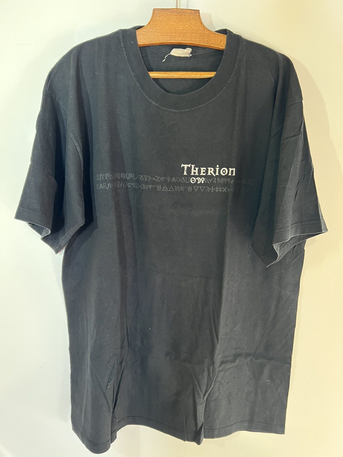 Band Tees vintage 90s Therion Tour shirt Size US XL / EU 56 / 4 - 1 Thumbnail