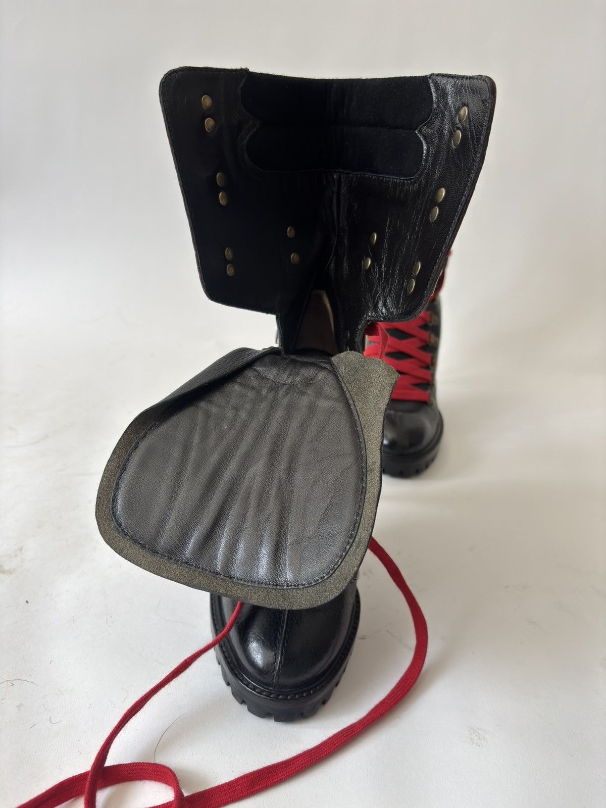 Dolce & Gabbana Dolce & Gabbana Stiletto Hiker Boots - Size 36 Size US 5 / IT 35 - 11 Thumbnail