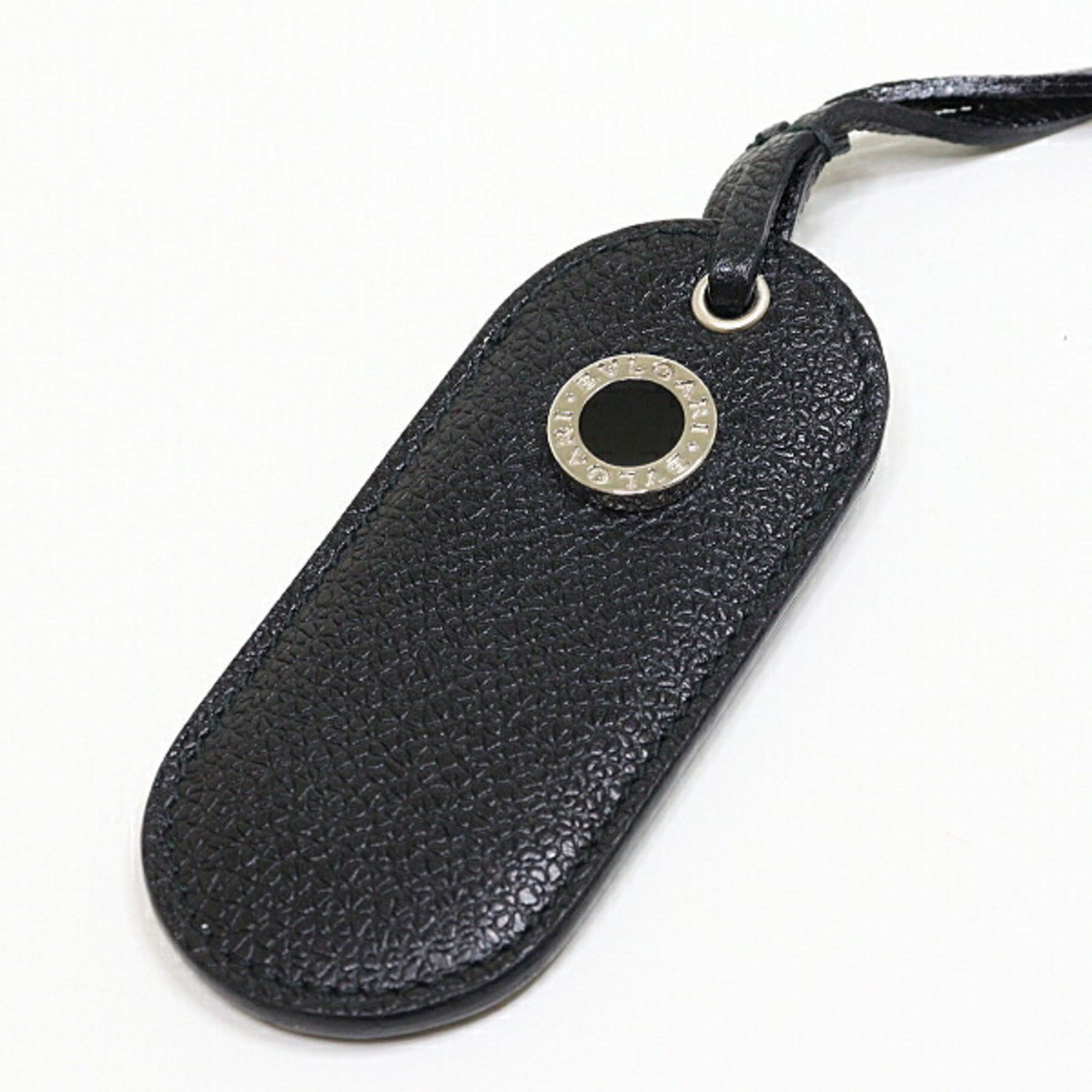 Bvlgari Bvlgari USB holder black strap leather Size ONE SIZE - 1 Thumbnail