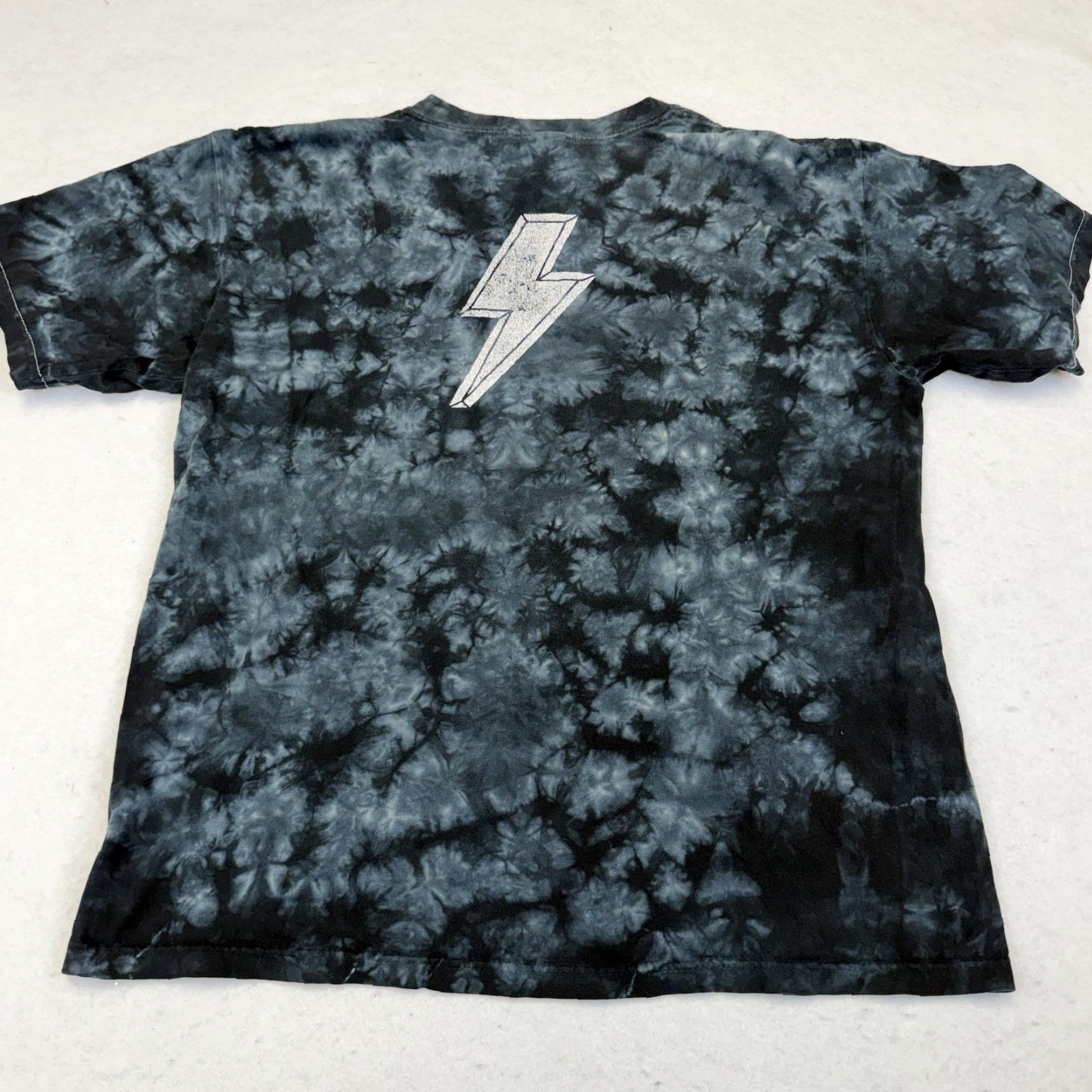 Vintage VINTAGE AC/DC Back In Black Shirt Mens M Black Tie-Dye Tee Sundog 2000s Size US M / EU 48-50 / 2 - 5 Thumbnail