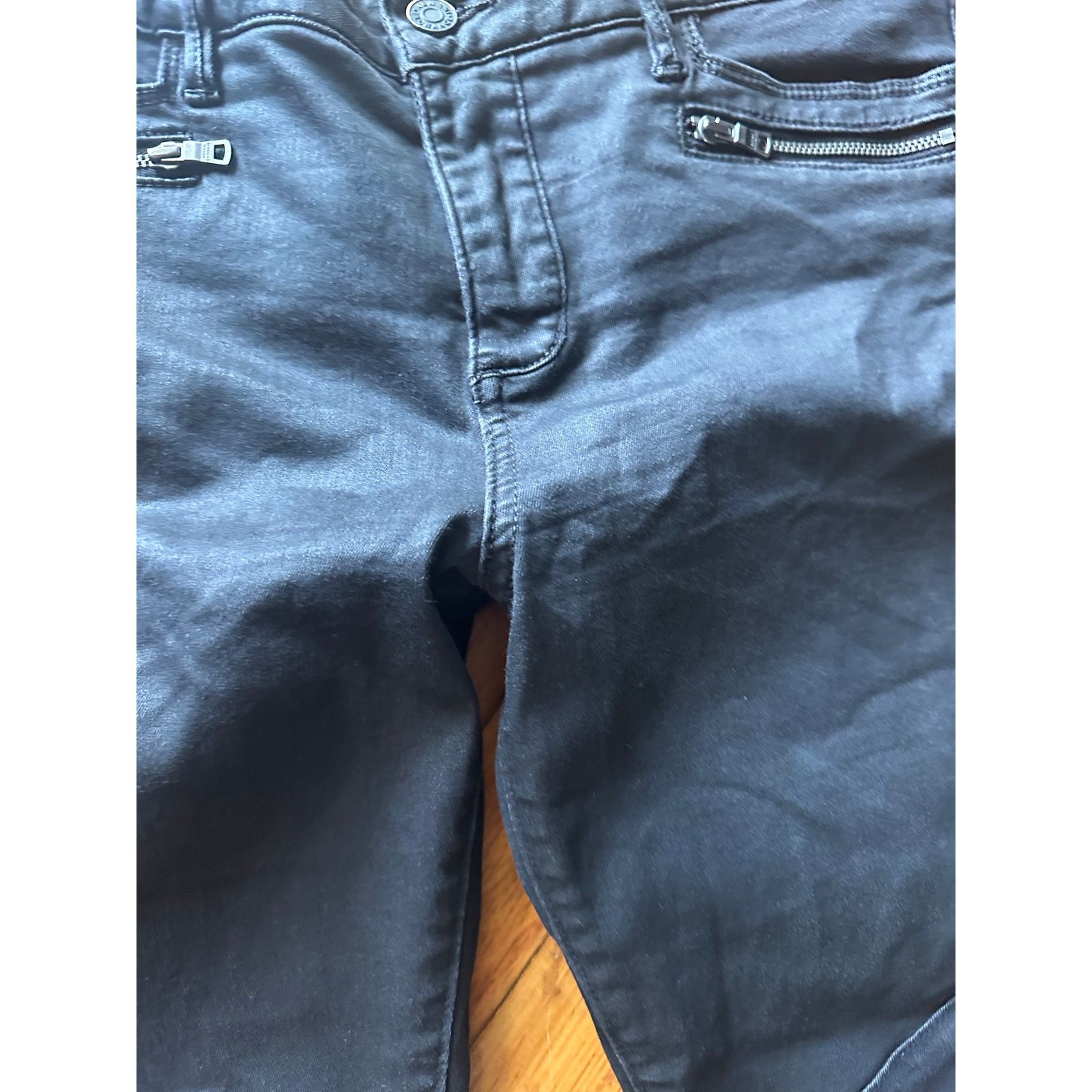 Armani Exchange AX Armani Exchange Black Super Skinny Stretch Jeans Size 29 Size 29" - 7 Thumbnail