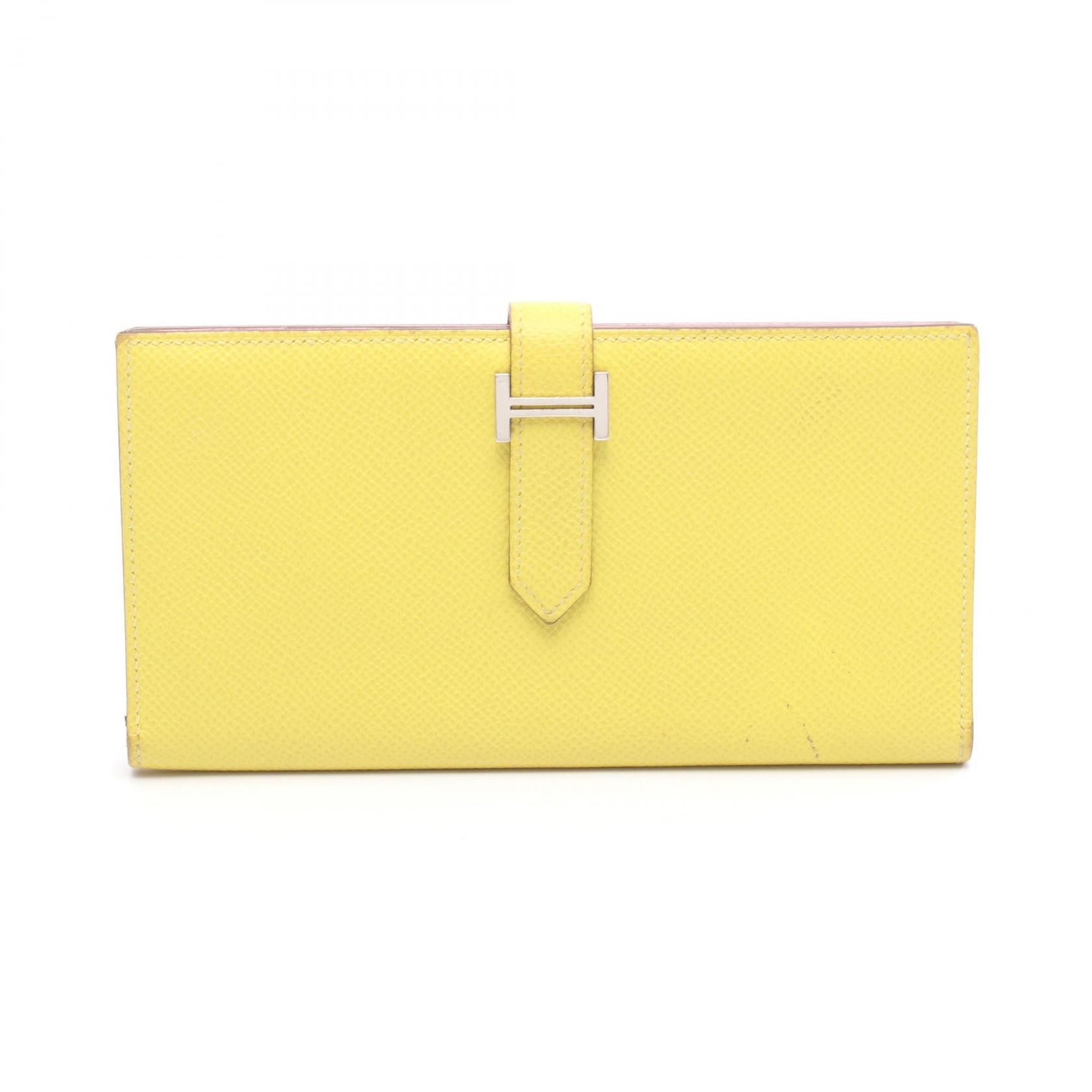 Hermes Hermes Hermes Bearn Souffle Verso long wallet Leather Long Wallet D2019 DUTY FREE for USA Size ONE SIZE - 1 Thumbnail