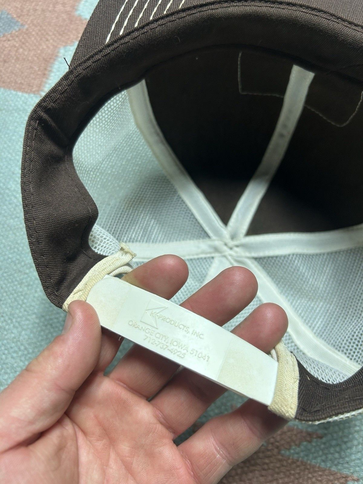 Vintage Vtg k products trucker hat Betaseed beet seed farm USA made Size ONE SIZE - 8 Thumbnail
