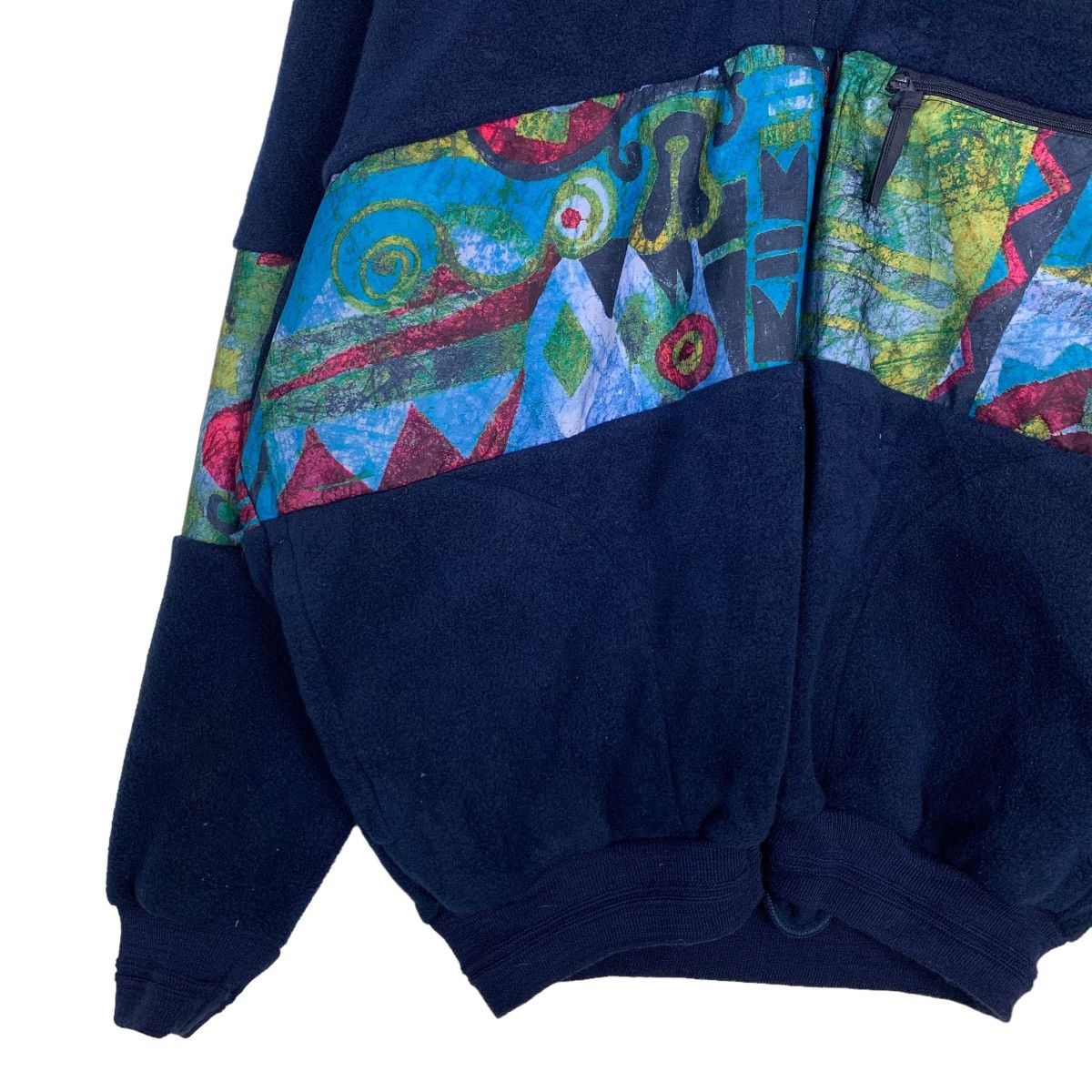 Japanese Brand SPLASHDOWN Graphic Single Pocket Fleece Jacket #0295-C13 Size US L / EU 52-54 / 3 - 4 Thumbnail