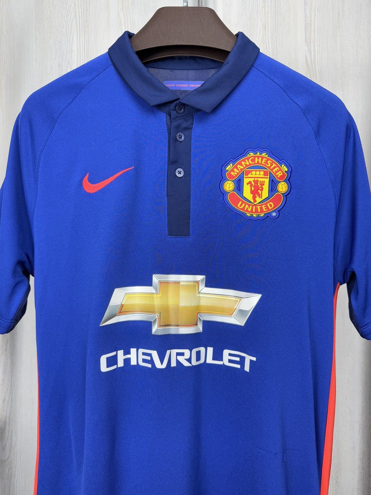 Nike Authentic Nike Manchester United 2014-15 Third Soccer Jersey Size US M / EU 48-50 / 2 - 3 Thumbnail