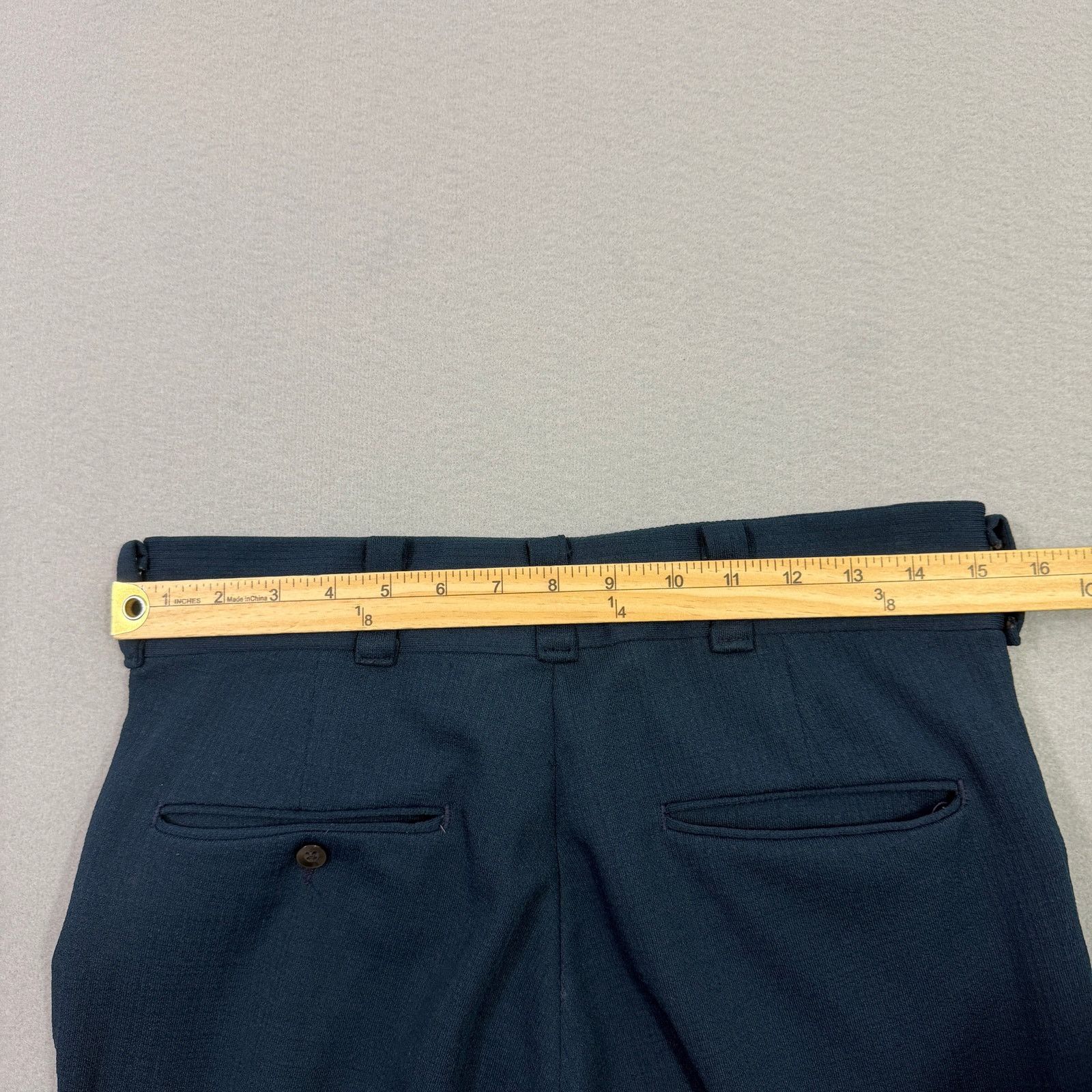 Vintage Vintage Drop Loop Trousers Men's 32x32 Teal High Waist Pants Size US 32 / EU 48 - 8 Thumbnail