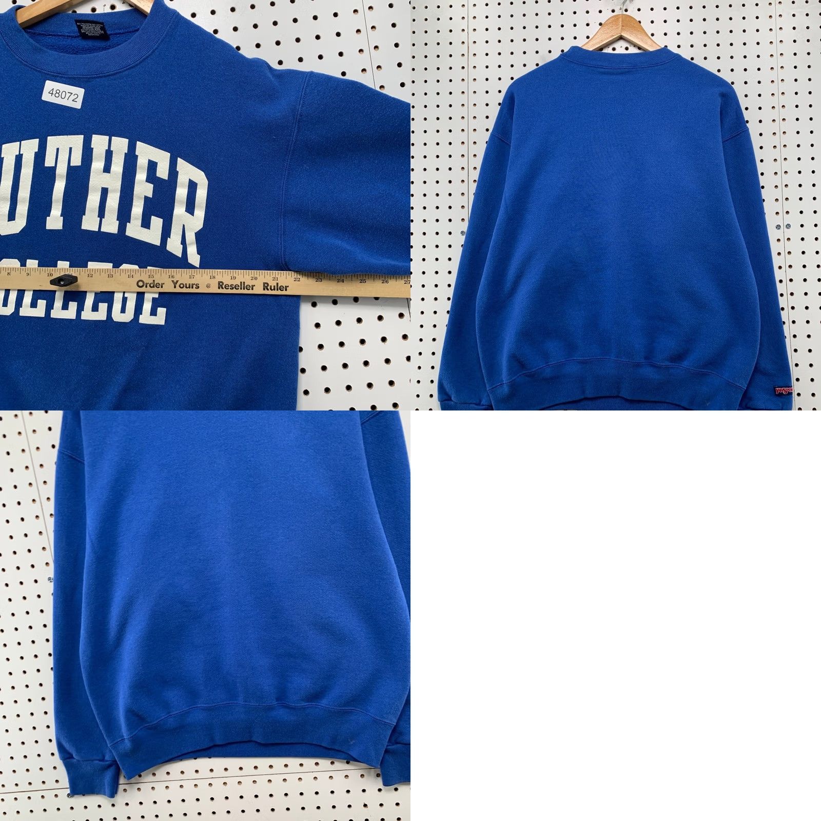 Jansport VINTAGE Jansport Luther College Sweatshirt Mens Large Blue Fleece Crewneck USA 90s School Graphic Print Size US L / EU 52-54 / 3 - 9 Thumbnail