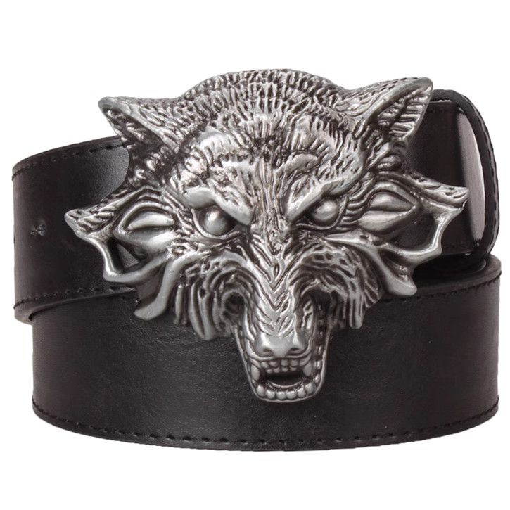 Designer New Trend Vintage Belt Riveted Belts Menswear Accessories Size ONE SIZE - 1 Thumbnail