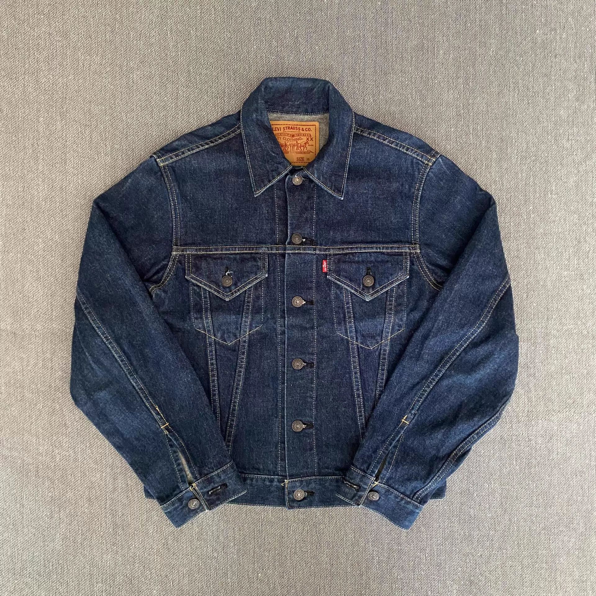 Levi's Levi's LVC 557 Type III Denim Jacket J22 Japan 96 Size US S / EU 44-46 / 1 - 1 Thumbnail